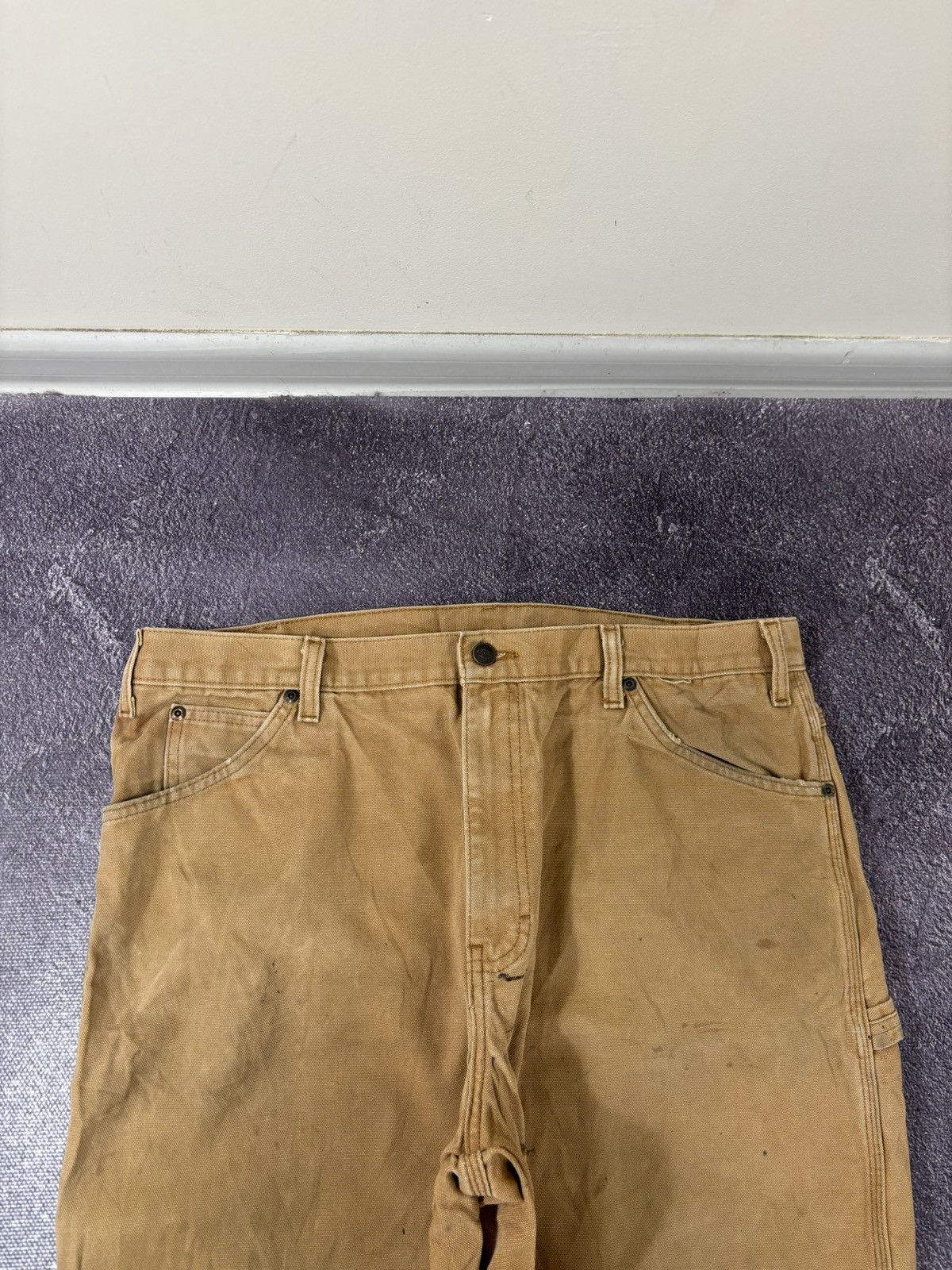 Dickies Vintage Dickies Y2K Mustard USA Work Carpenter Baggy Pants Size US 38 / EU 54 - 12 Thumbnail