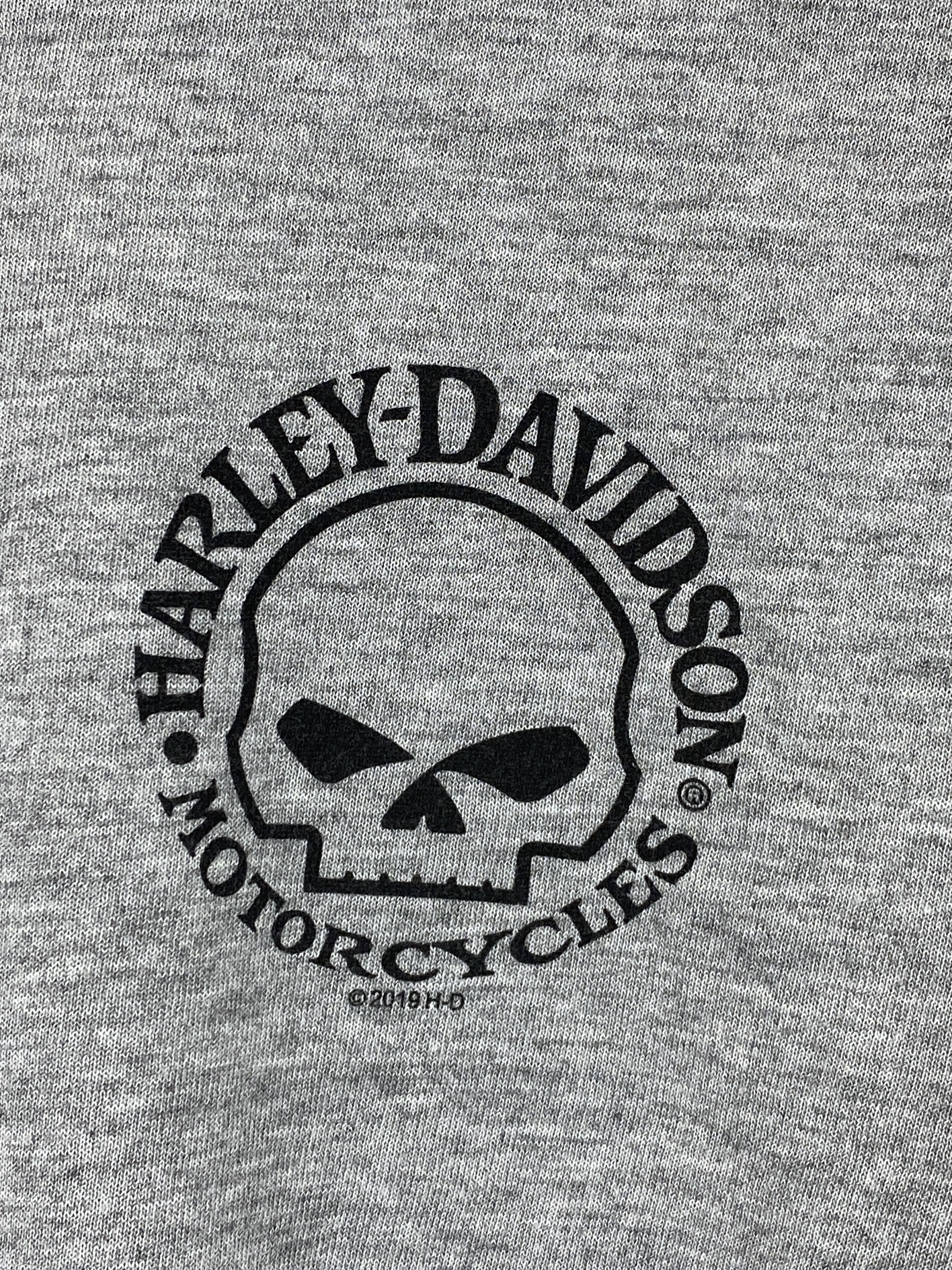 Harley Davidson × Vintage Vintage Harley Davidson Metropolitan Skull Tee TA0653 Size US S / EU 44-46 / 1 - 6 Thumbnail