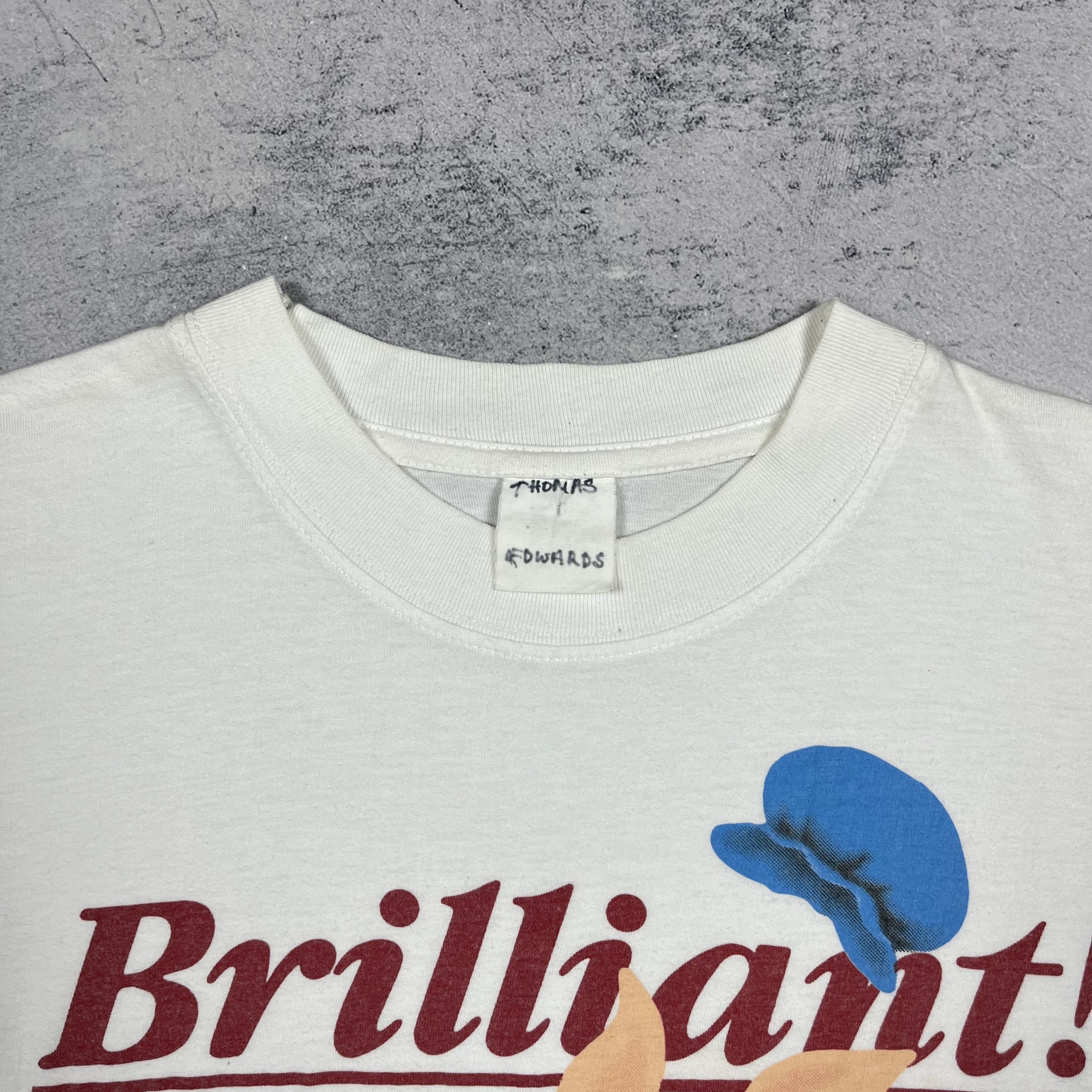 Cartoon Network Vintage “Brilliant” Creature Comforts Cartoon T Shirt 1992 Size US M / EU 48-50 / 2 - 15 Thumbnail