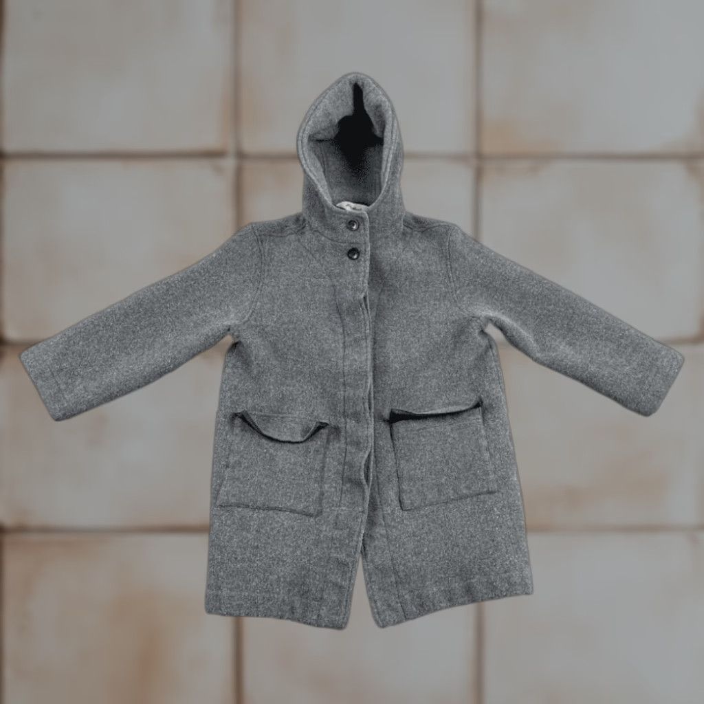 Eddie Bauer VINTAGE Eddie Bauer Coat Womens MEDIUM Gray Wool Hooded Heritage Outdoor USA Y2K Size M / US 6-8 / IT 42-44 - 1 Thumbnail