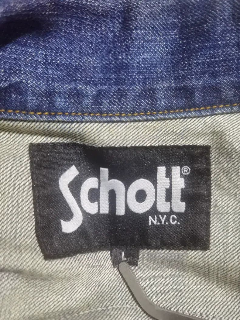 Schott Schott Motorcycle washed denim jacket jacket Size XXS / US 00 / IT 34 - 9 Thumbnail
