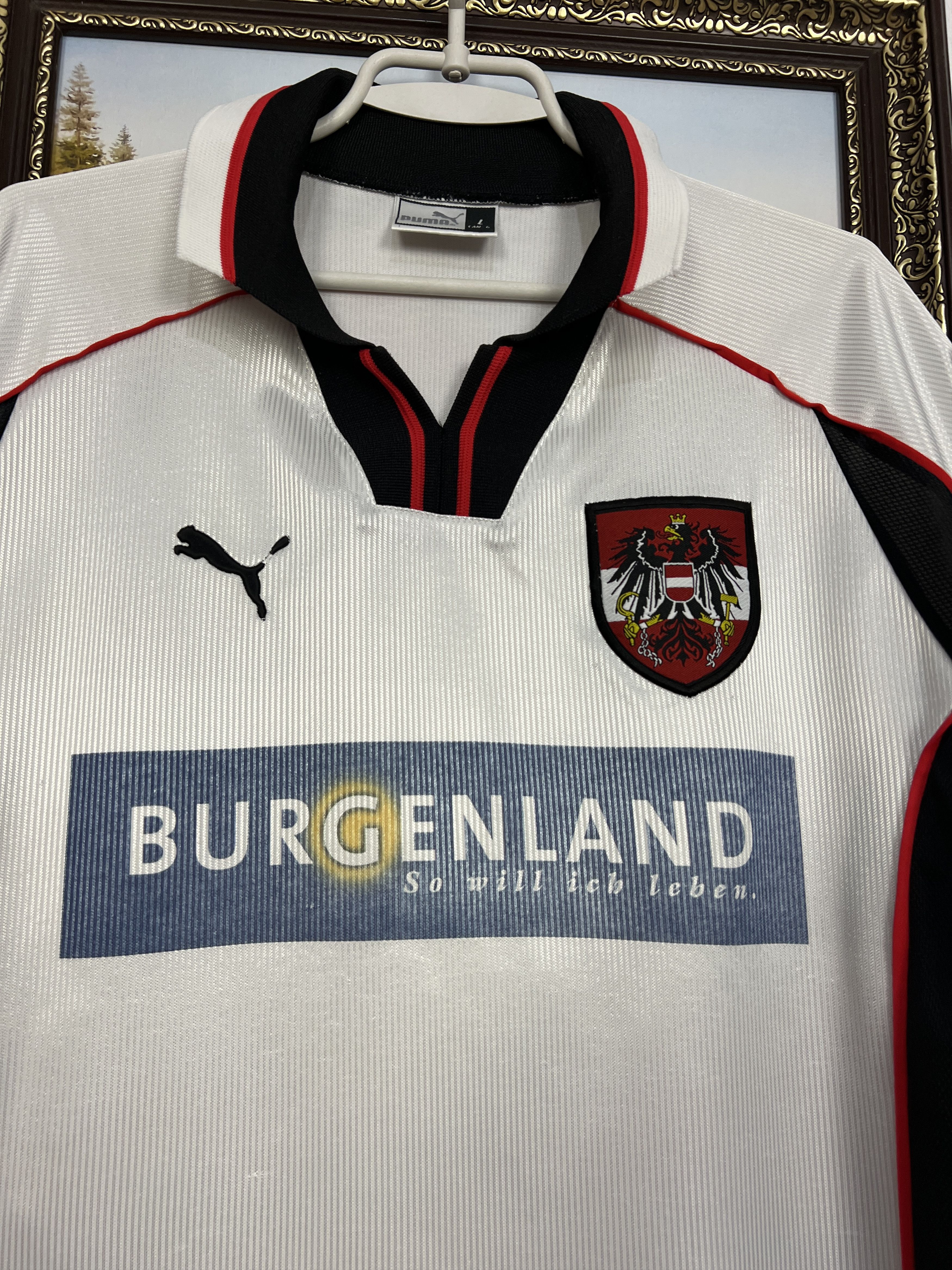 Puma Austria Home football shirt Soccer National Jersey Trikot Size US L / EU 52-54 / 3 - 3 Thumbnail