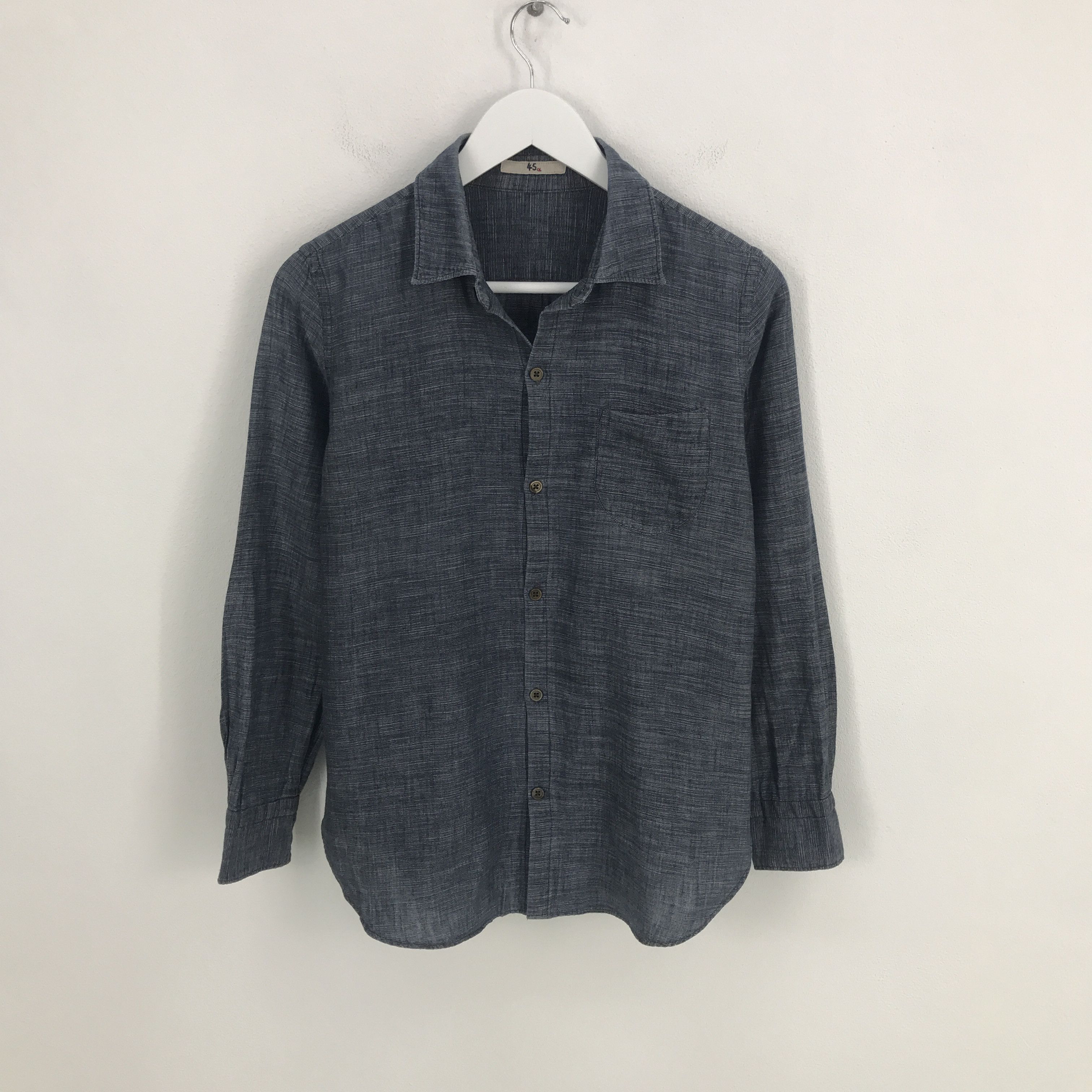 45rpm × Japanese Brand Rare 45rpm Japan Button Up Shirt Size US S / EU 44-46 / 1 - 1 Thumbnail