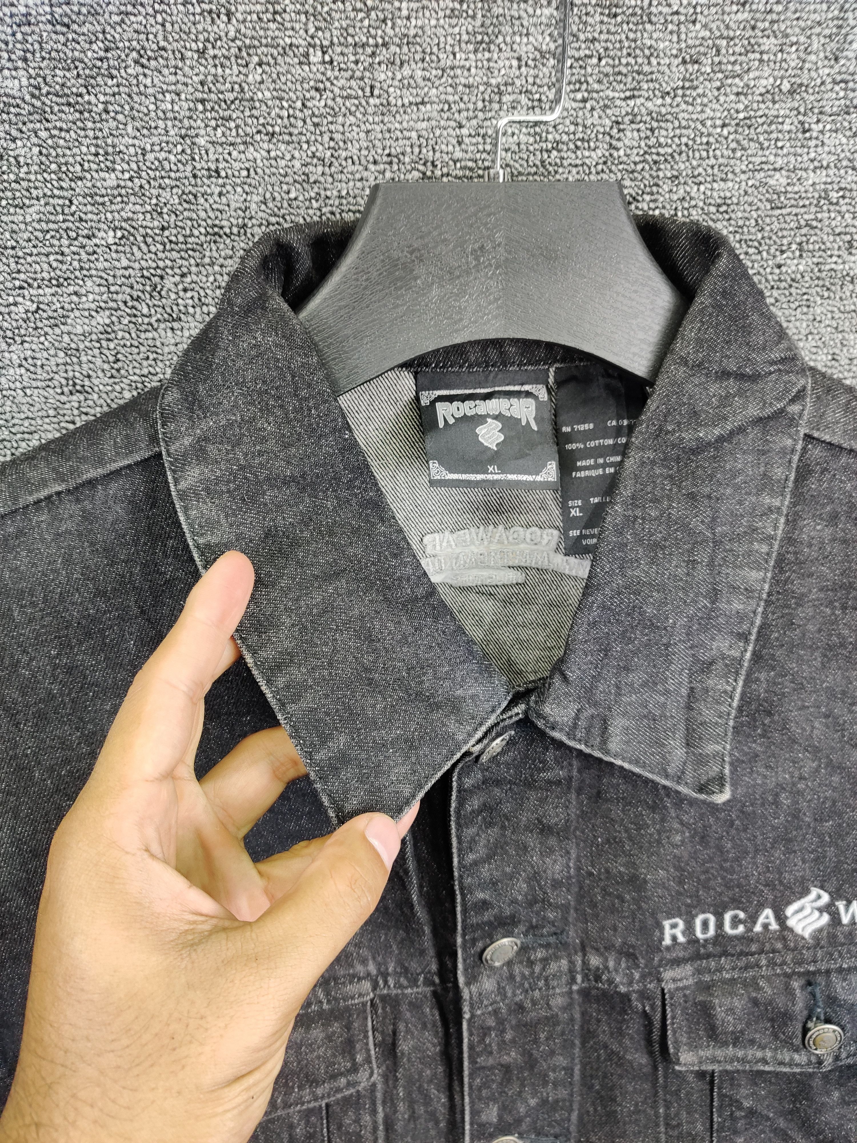 Rocawear Vintage Rocawear Baggy Denim Jacket Size US XL / EU 56 / 4 - 3 Thumbnail