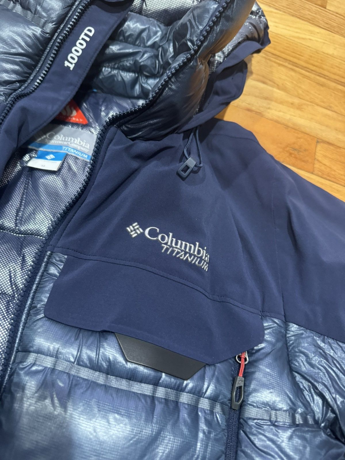 Columbia Navy Blue Columbia Titanium Puffer Jacket Size M Size US M / EU 48-50 / 2 - 2 Thumbnail