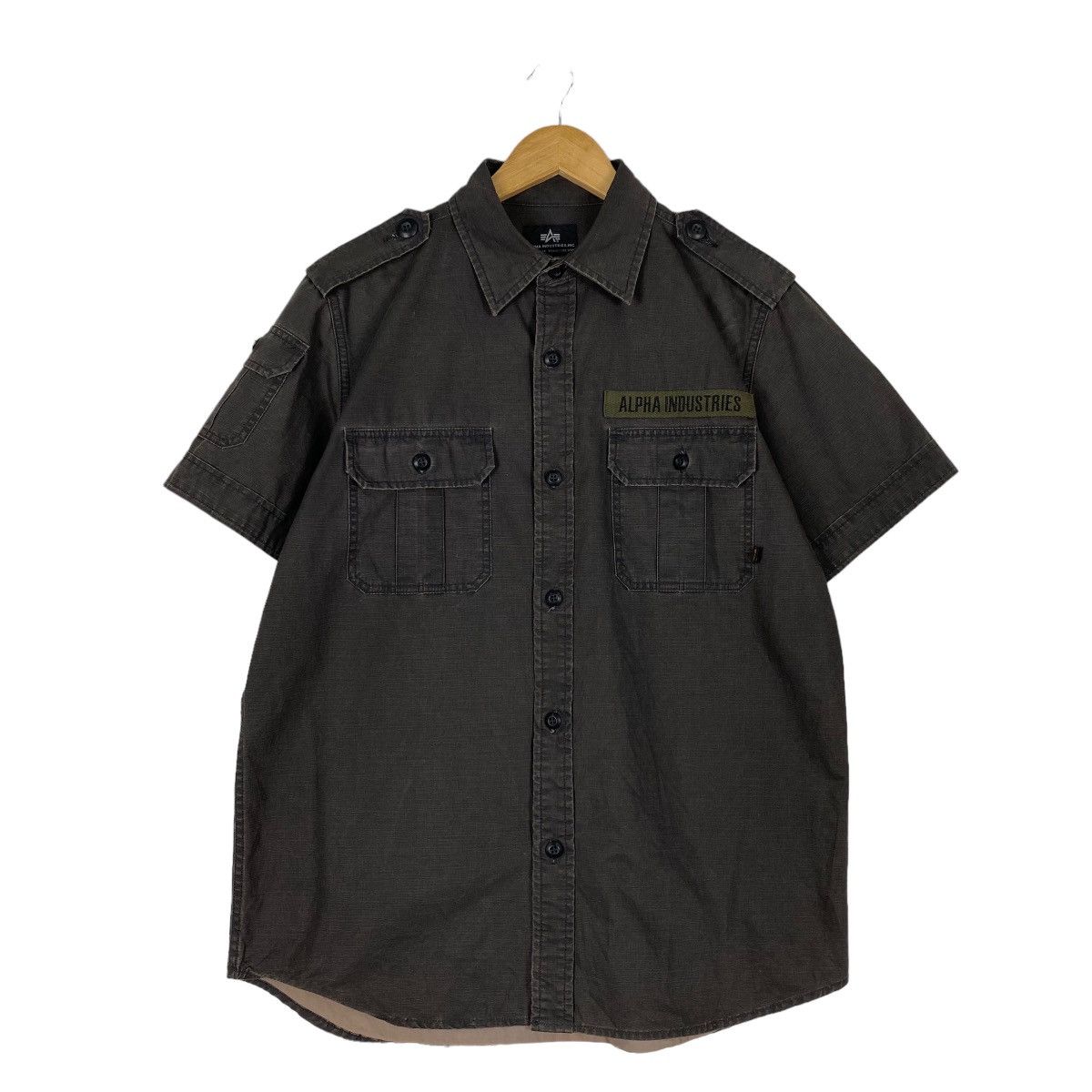 Alpha Industries × Japanese Brand Alpha Industries Military Shirt Size M Size US L / EU 52-54 / 3 - 1 Thumbnail