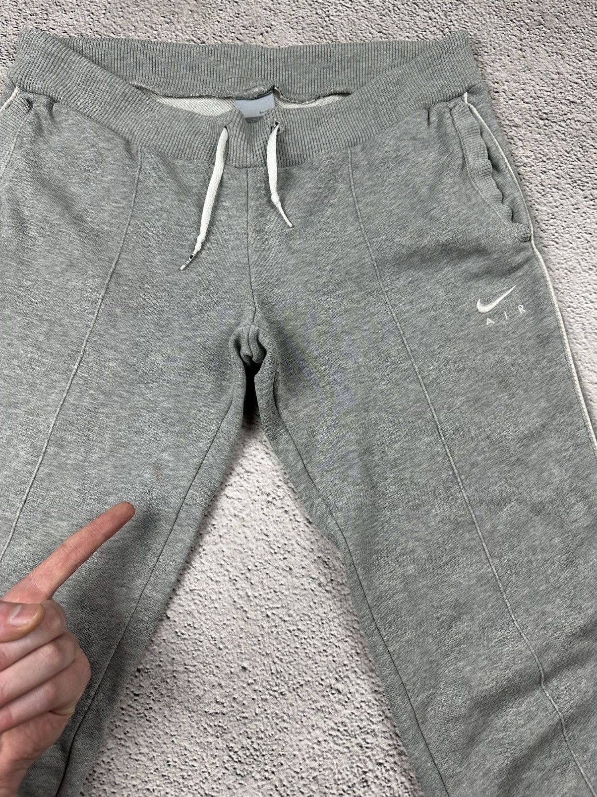 Nike Vintage Nike Track Pants Y2K Baggy Drill Style Sweat Logo Size 27" / US 4 / IT 40 - 6 Thumbnail