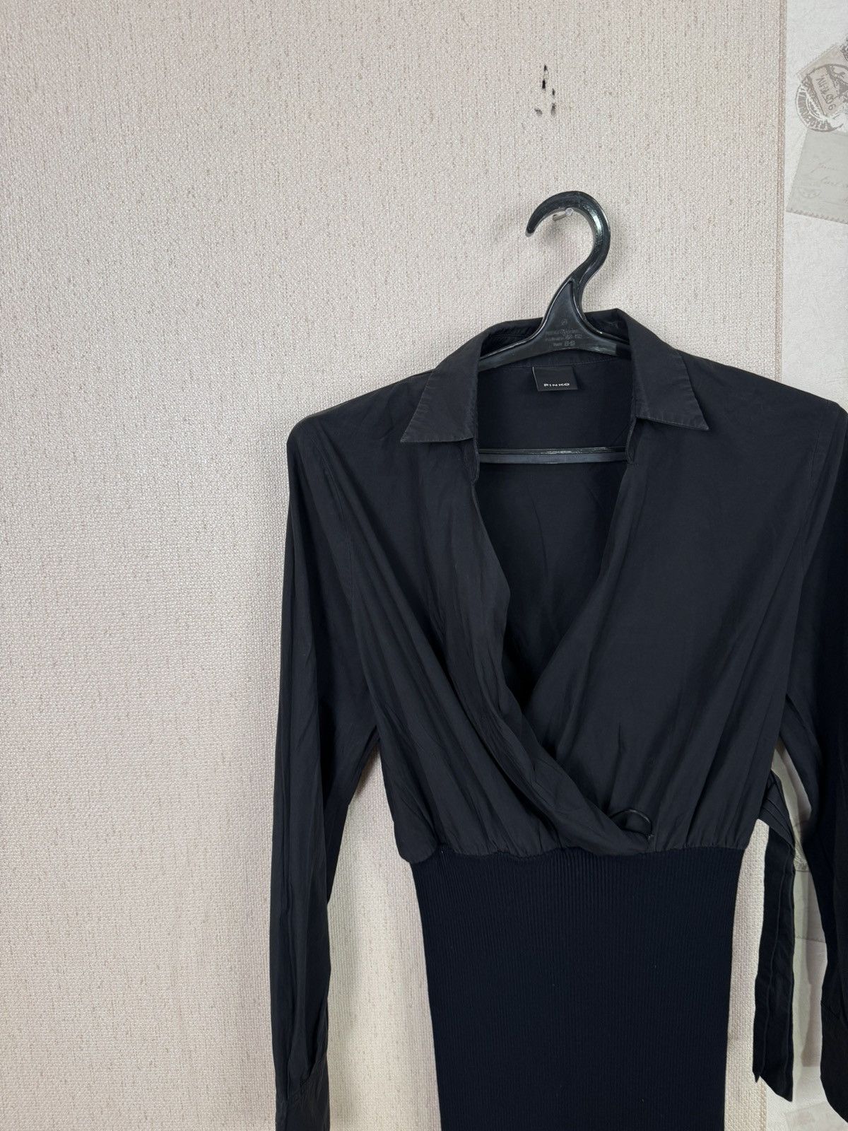Pinko Pinko Black Dress Shirt Skirt Luxury Size M / US 6-8 / IT 42-44 - 9 Thumbnail