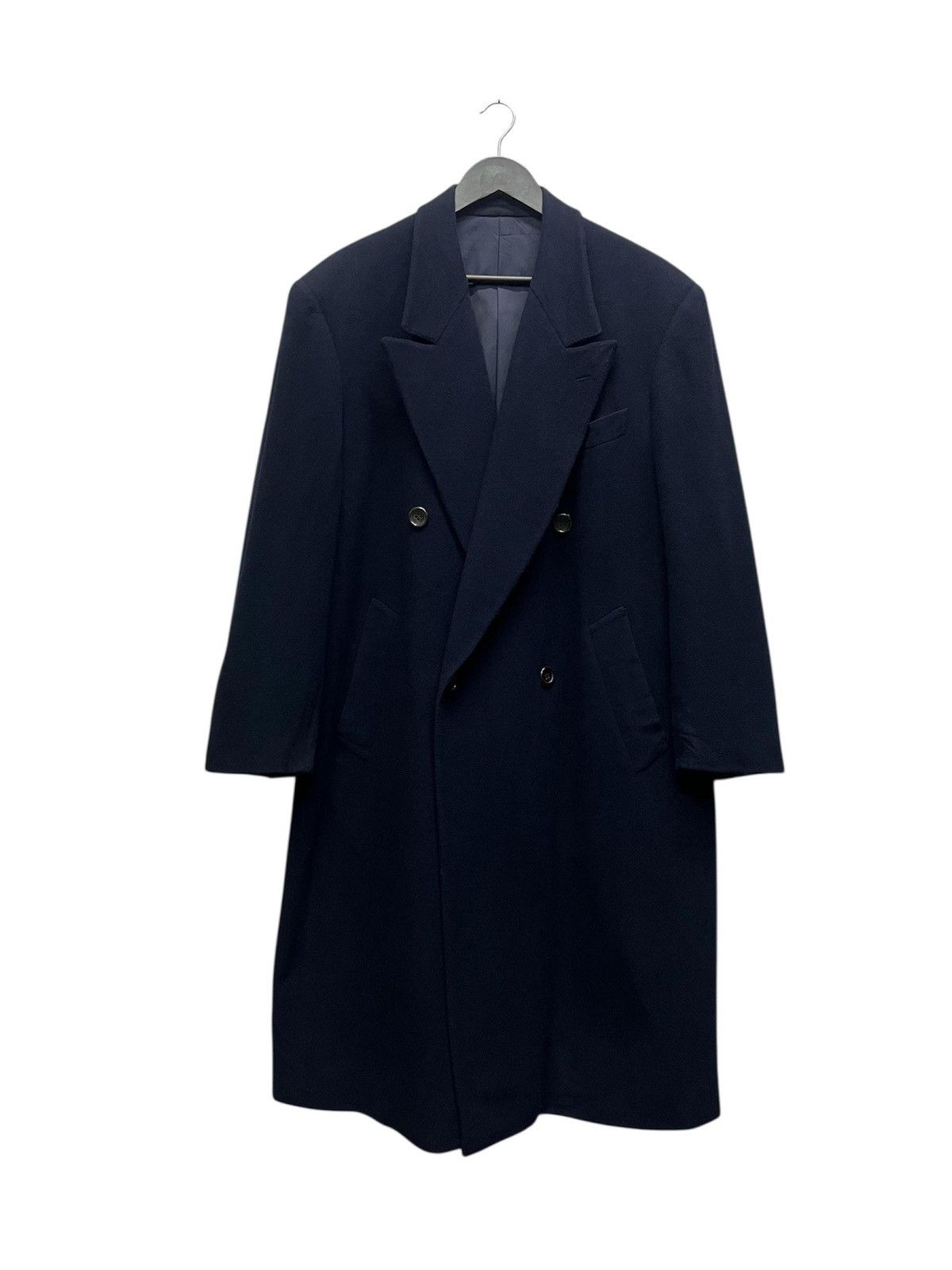 Lanvin Lanvin Paris Wool Long Coat Double Breast Size US XL / EU 56 / 4 - 1 Thumbnail