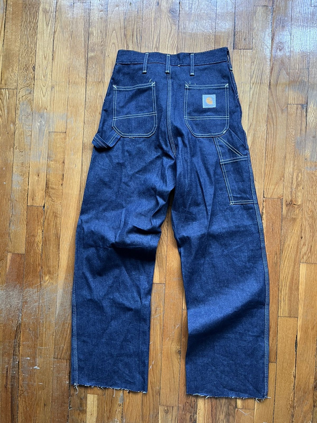 Carhartt Carhartt navy cargo jeans pants vintage baggy 29/36 men’s Size US 29 - 2 Thumbnail