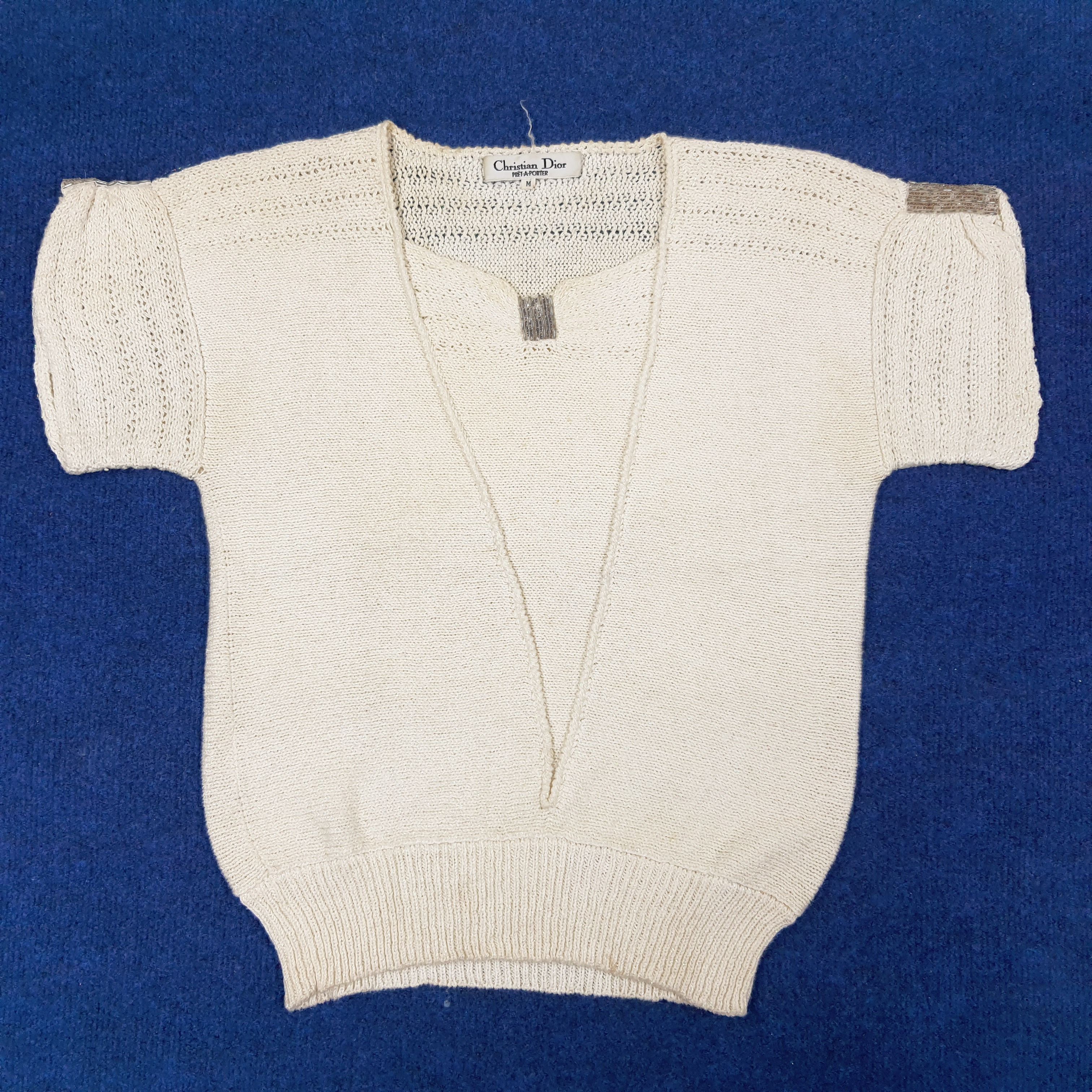Christian Dior Monsieur Vintage Christian Dior Pret-A-Porter Knitted Shirt C239N43 Size S / US 4 / IT 40 - 1 Thumbnail