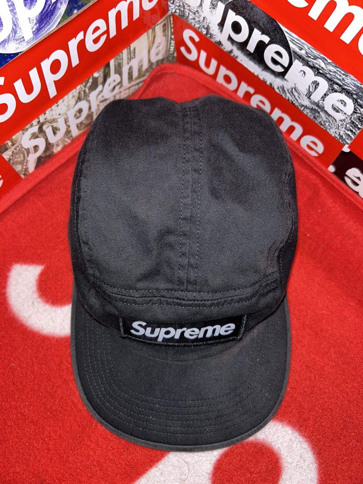 Supreme Supreme Military Camp Cap Black SS18 Size ONE SIZE - 2 Thumbnail