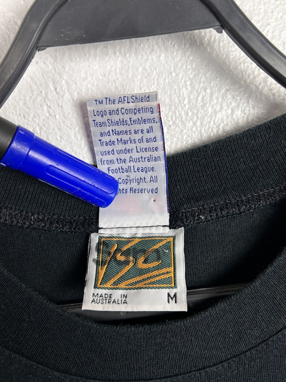 Vintage 90s Vintage AFL Port Adelaide ISC Licensed Graphic T-Shirt Size US M / EU 48-50 / 2 - 8 Thumbnail