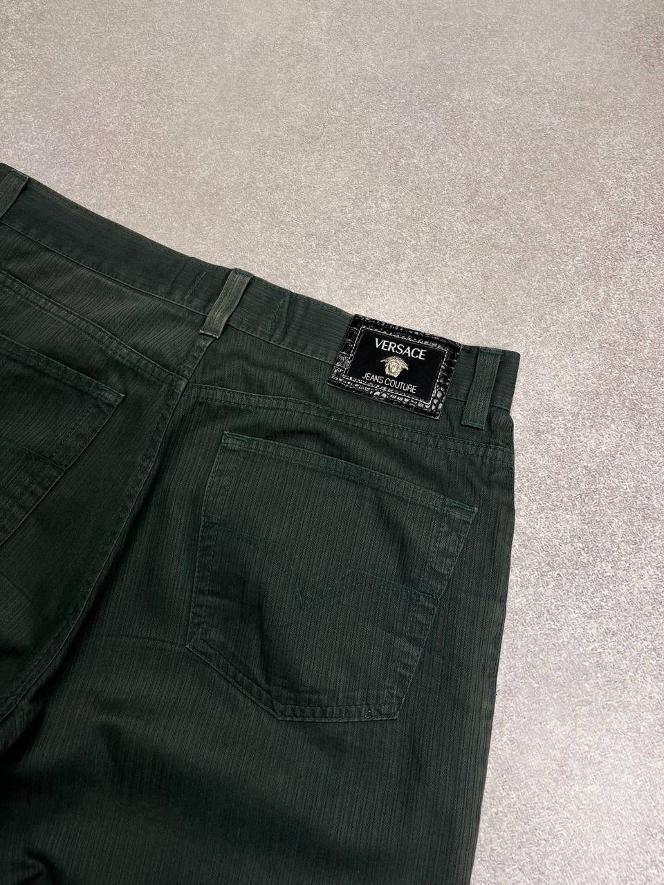Versace × Vintage Vintage Versace Medusa Baggy Denim Jeans Y2K Flared 36 Size US 36 / EU 52 - 10 Thumbnail