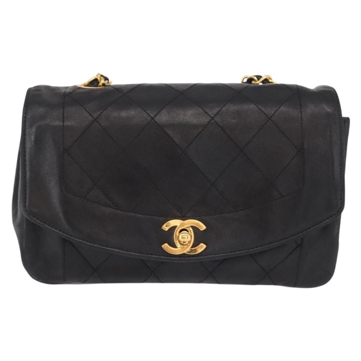 Chanel Chanel Vintage Diana Flap Bag Quilted Lambskin Size ONE SIZE - 1 Thumbnail