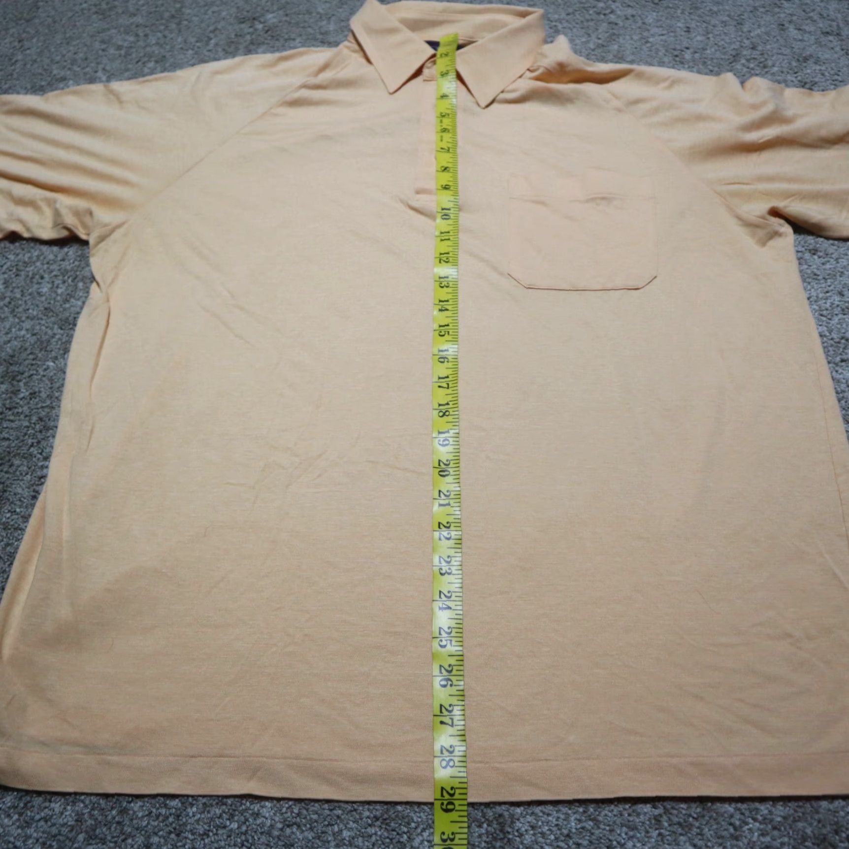 Enro ENRO Polo Shirt Adult 2XL Orange Solid Short Sleeve Men’s Golf Regular 100% Polyester Shirt Size US XXL / EU 58 / 5 - 6 Thumbnail