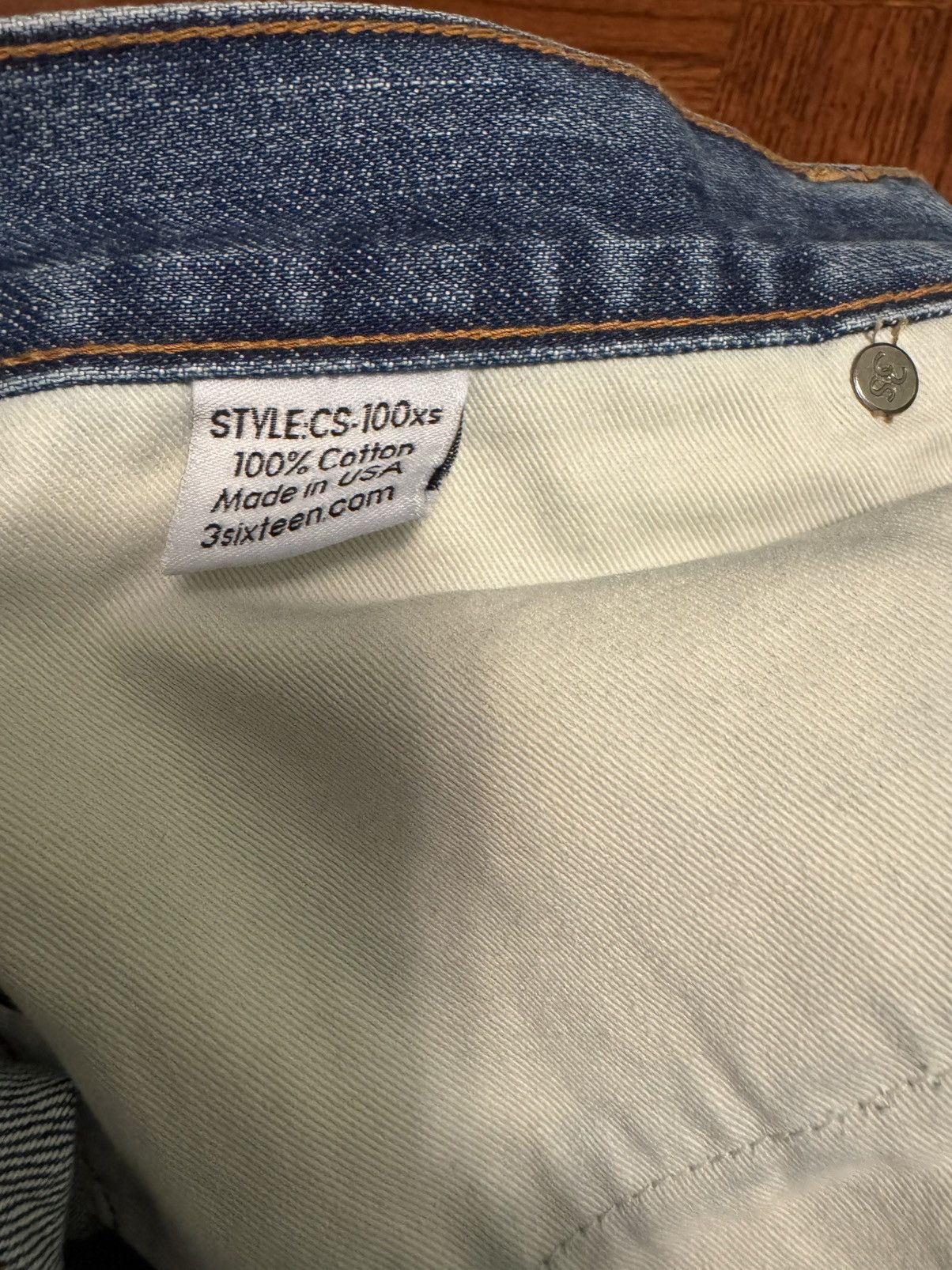 3sixteen 3sixteen CS-100xs Washed Indigo Size US 36 / EU 52 - 4 Thumbnail