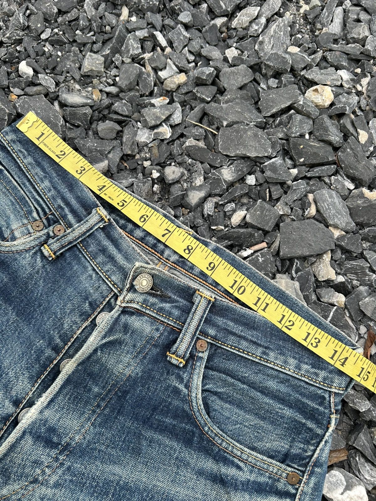 Japanese Brand × Kapital × Vintage Evisu Selvedge Distressed Japanese Denim Jeans Size US 29 - 18 Thumbnail