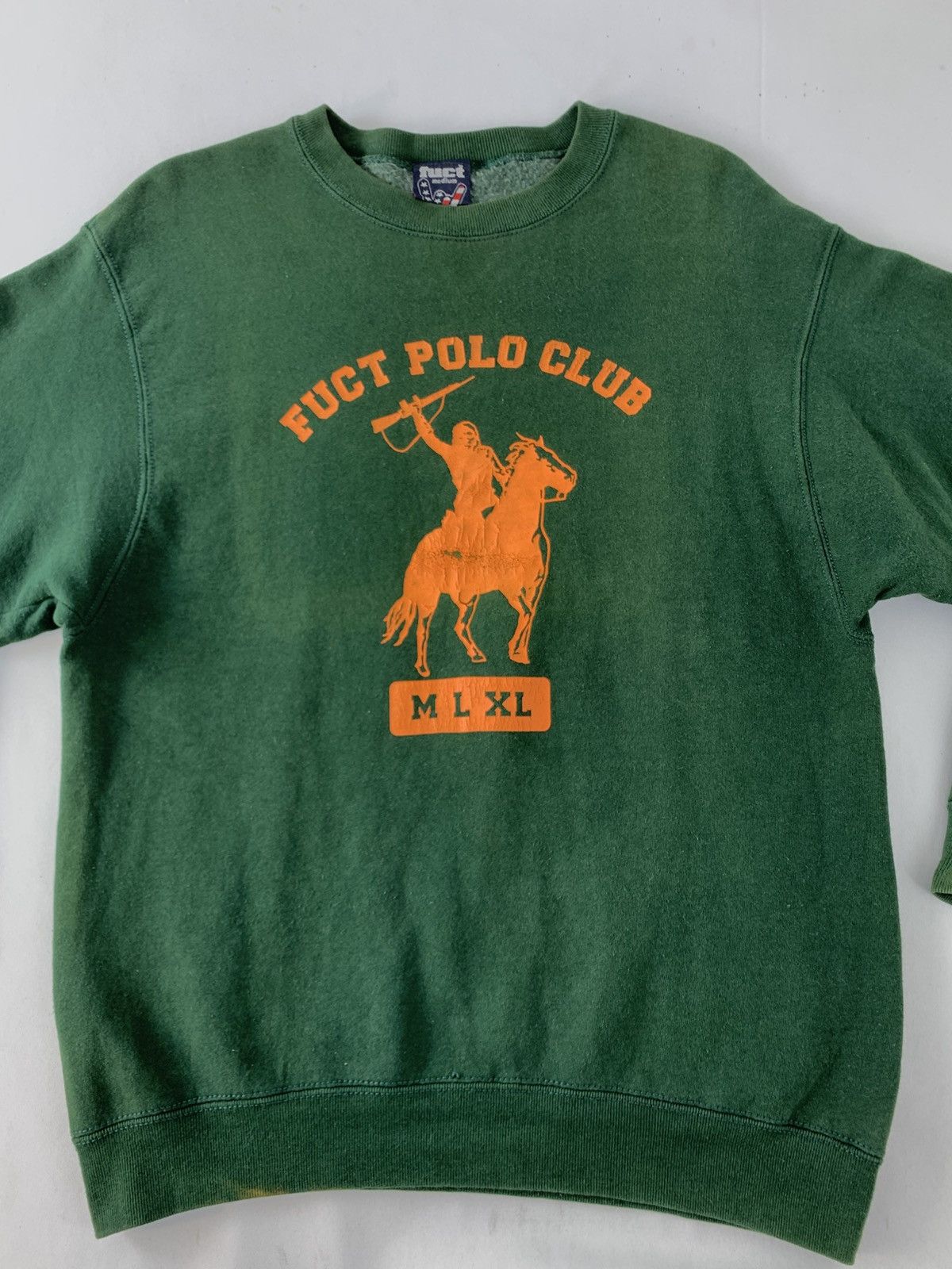 FUCT 90s Fuct Polo Club Crewneck Sweatshirt Big Logo Printed Size US M / EU 48-50 / 2 - 3 Thumbnail