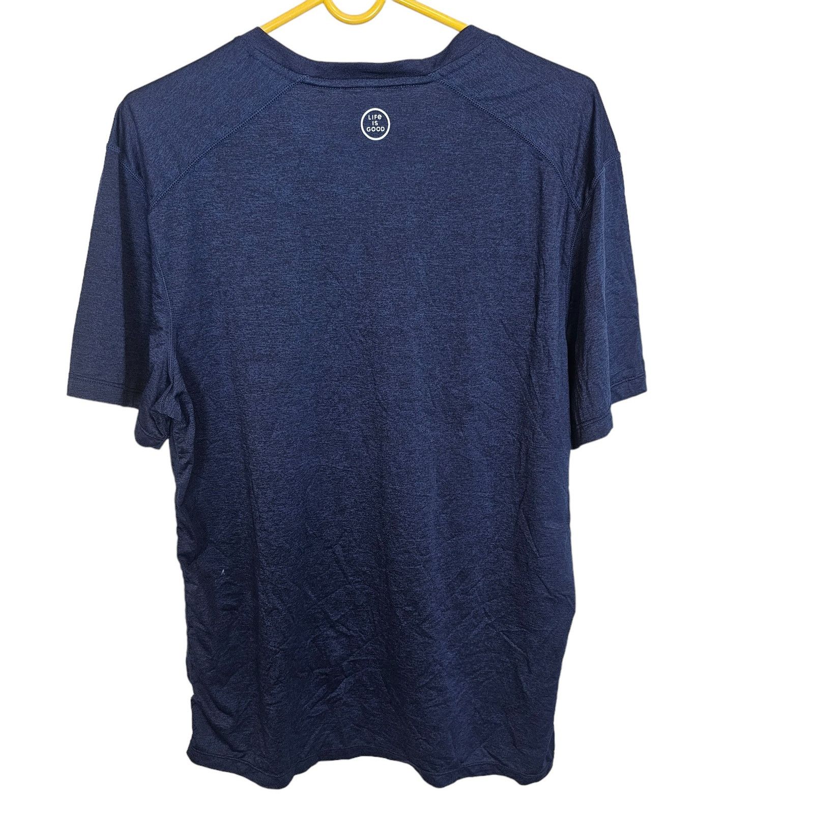 Life is Good Life Is Good Mens Active Spell Out T-Shirt M Stretch Casual Size US M / EU 48-50 / 2 - 7 Thumbnail