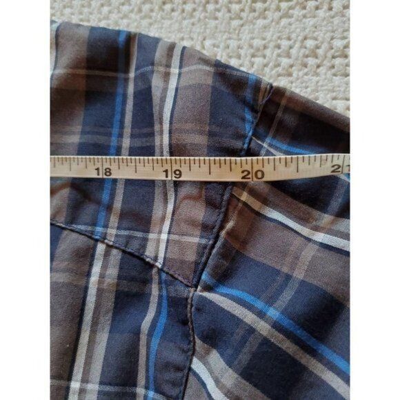 The North Face The North Face Casual Button Down Long Sleeve Blue Plaid Poc Size US XL / EU 56 / 4 - 8 Thumbnail