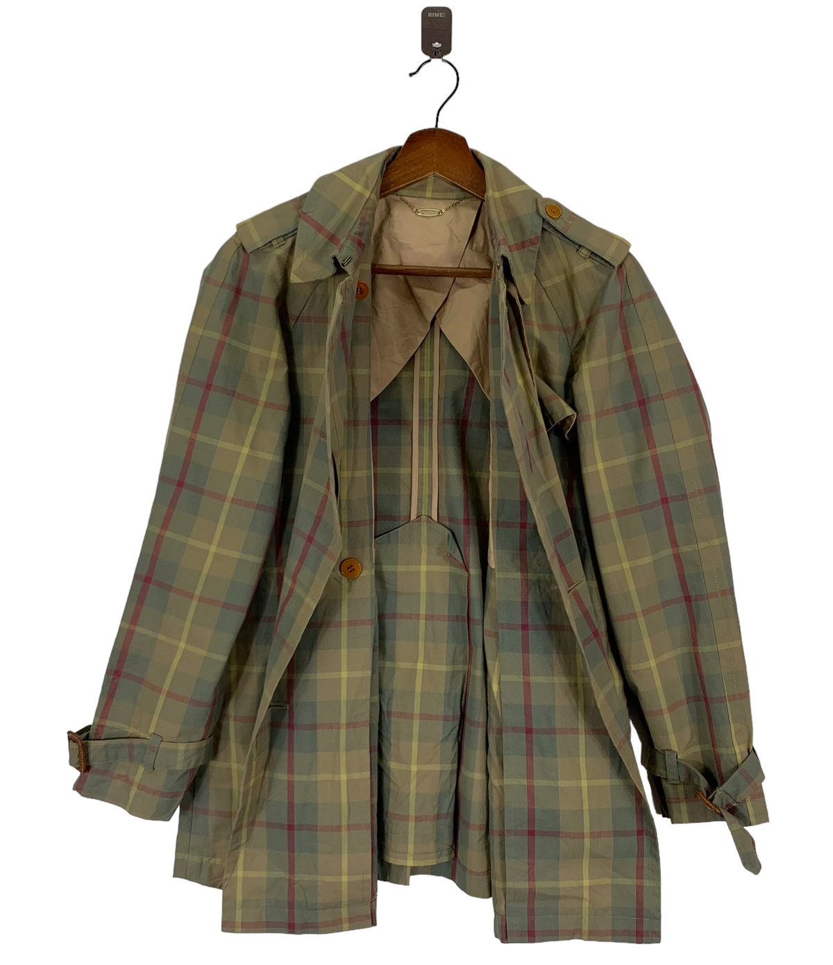 If Six Was Nine Vintage Spick And Span Shadow Tartan Button Jacket Size US M / EU 48-50 / 2 - 3 Thumbnail