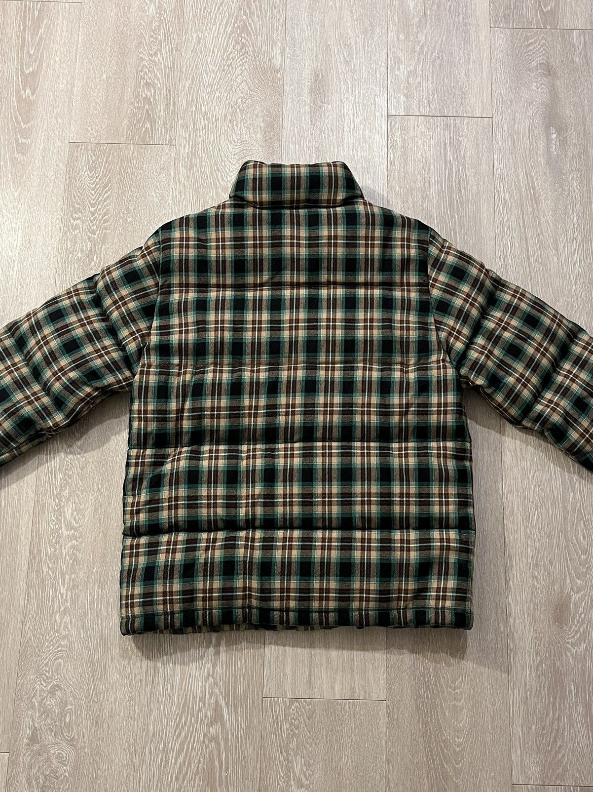 Moncler 2004 Moncler x Junya Watanabe CDG Green Plaid Down Jacket Size US M / EU 48-50 / 2 - 6 Thumbnail