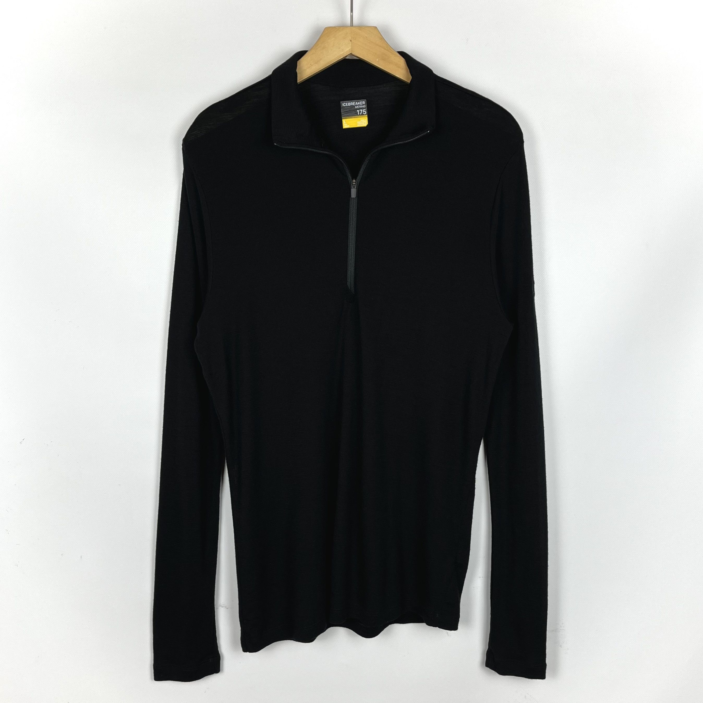 Icebreaker Icebreaker 1/3 Zip 175 Merino Wool Long Sleeve Base Layer Size US L / EU 52-54 / 3 - 2 Thumbnail