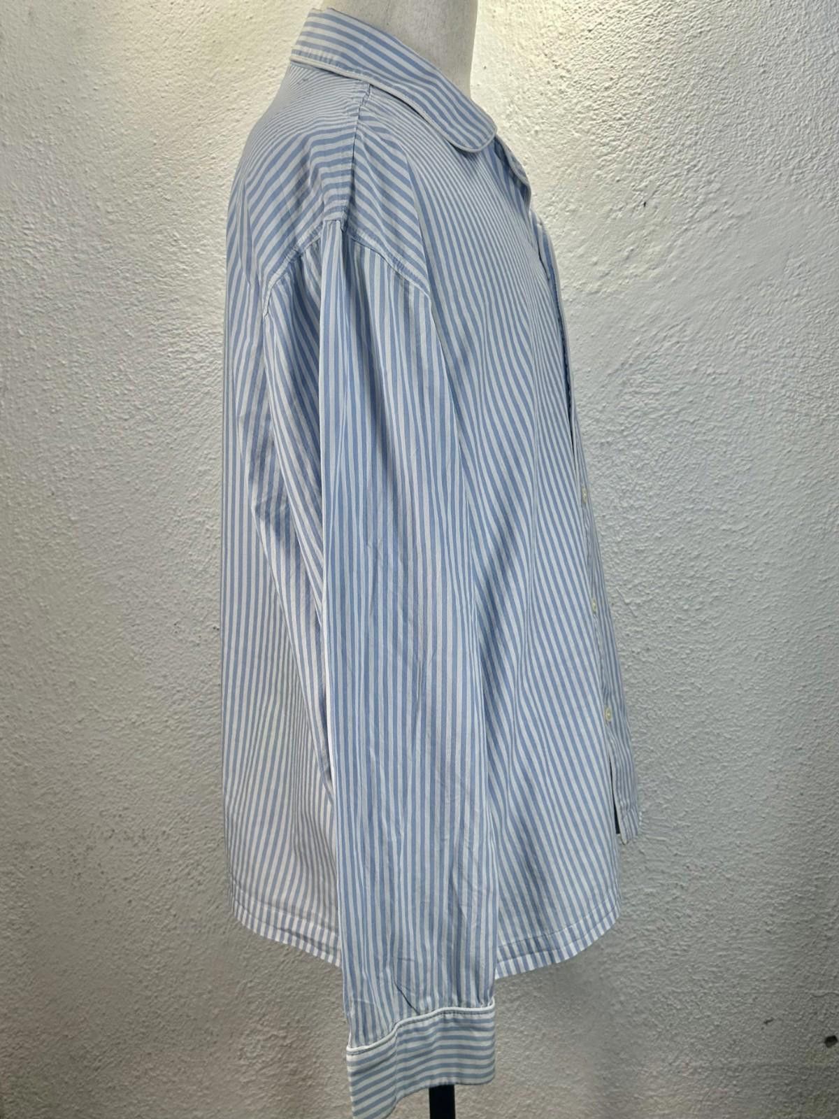 J.Crew J. Crew Men's XL Blue Striped Casual Button Down Shirt Size US XL / EU 56 / 4 - 4 Thumbnail