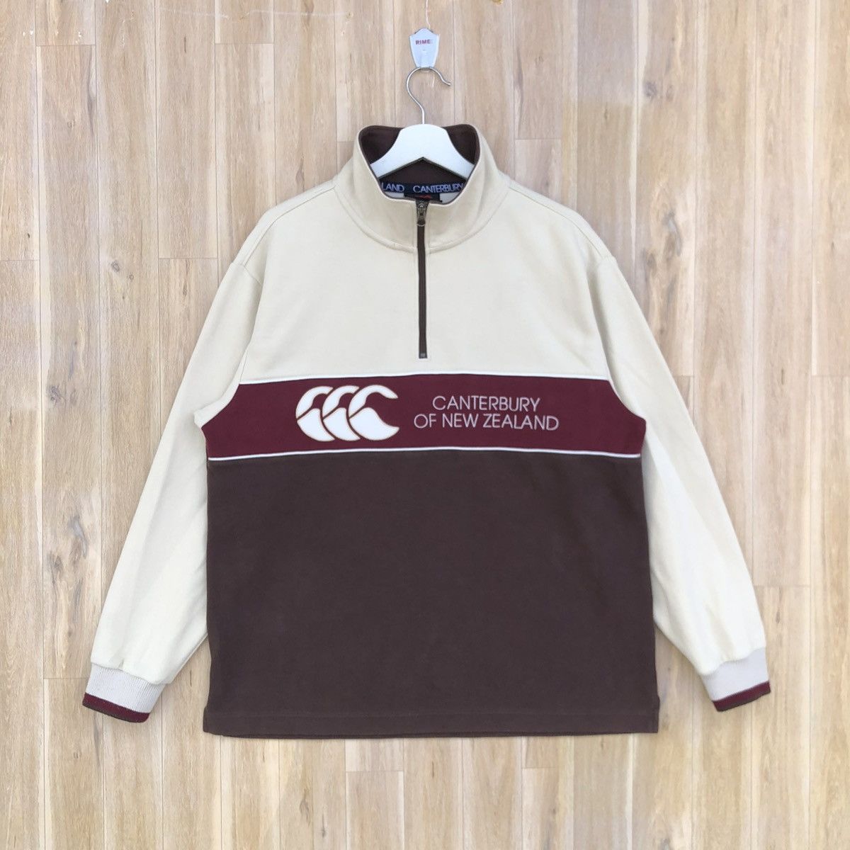 Canterbury of New Zealand Vintage Canterbury of New Zealand half-Zip Sweatshirt Size US L / EU 52-54 / 3 - 1 Thumbnail