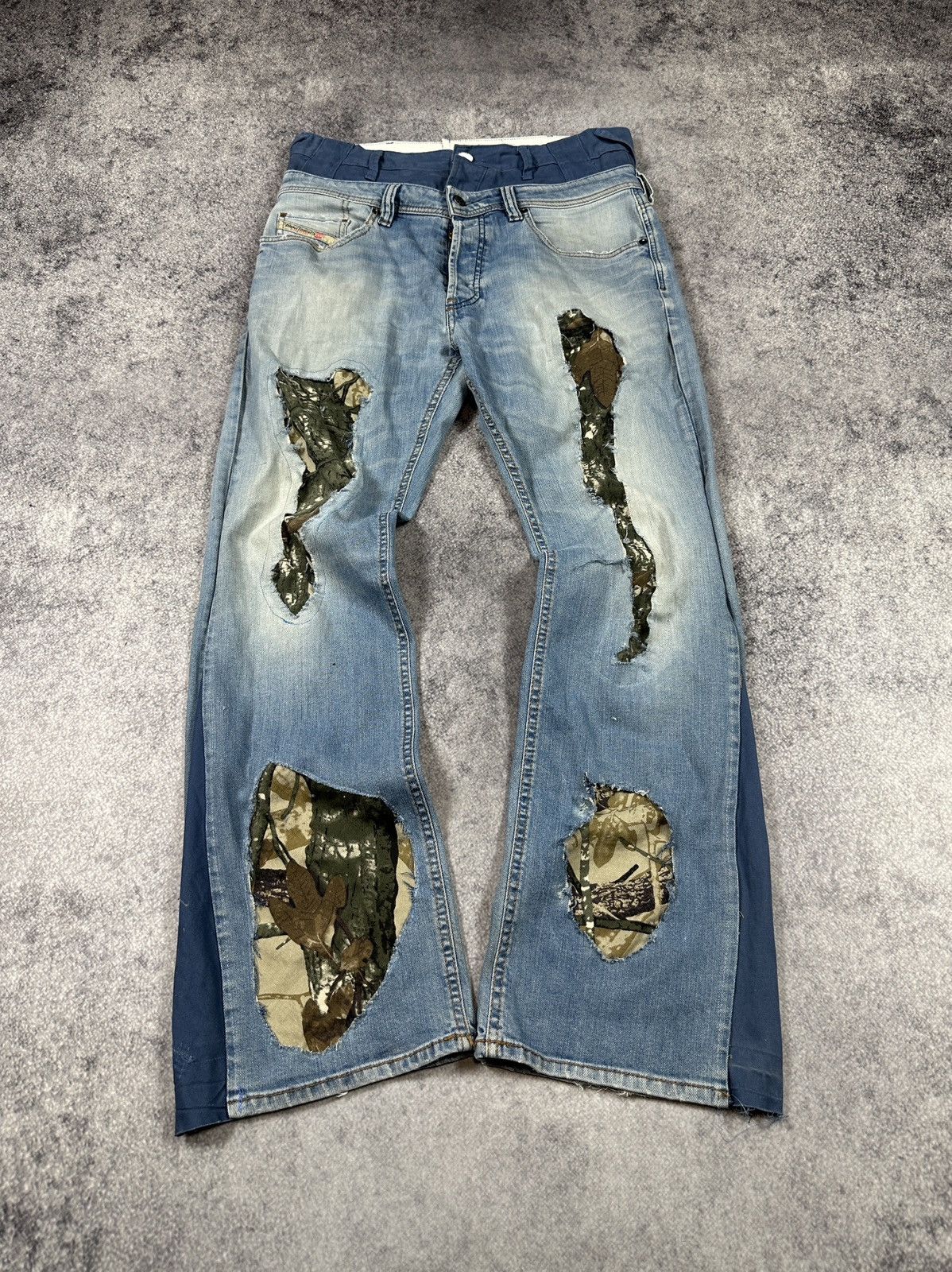 Diesel Y2K Casual Jeans Diesel Camo Pants Avant Garde Opium Rare 32 Size US 32 / EU 48 - 1 Thumbnail