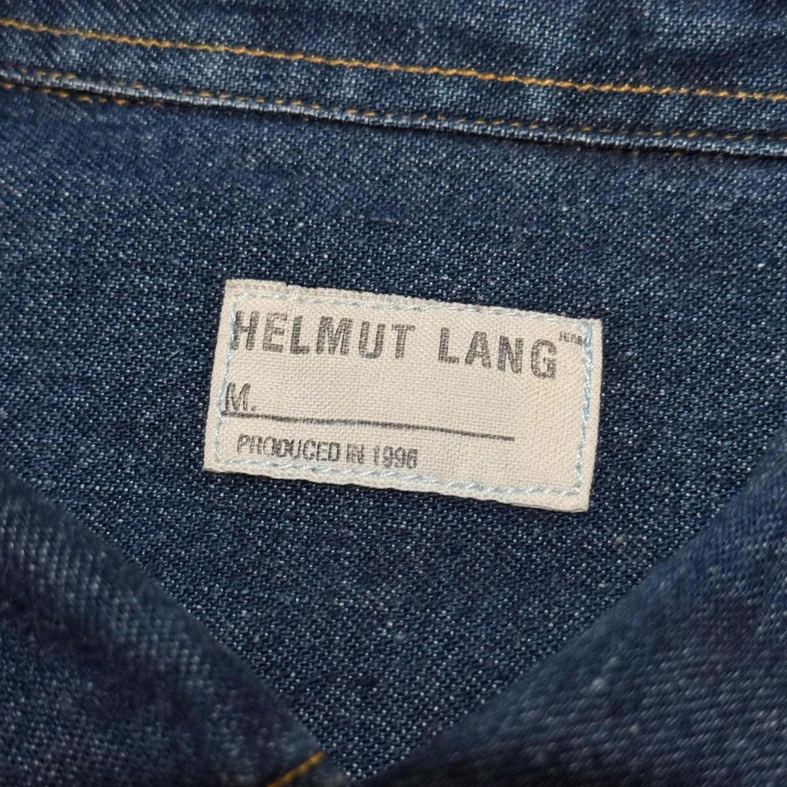 Helmut Lang S/S 1996 Helmut Lang denim shirt Size US S / EU 44-46 / 1 - 6 Thumbnail