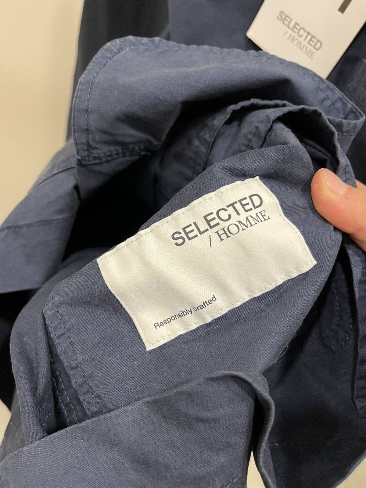 Selected Homme New With Tags Blue Suede Jacket Size US M / EU 48-50 / 2 - 6 Thumbnail