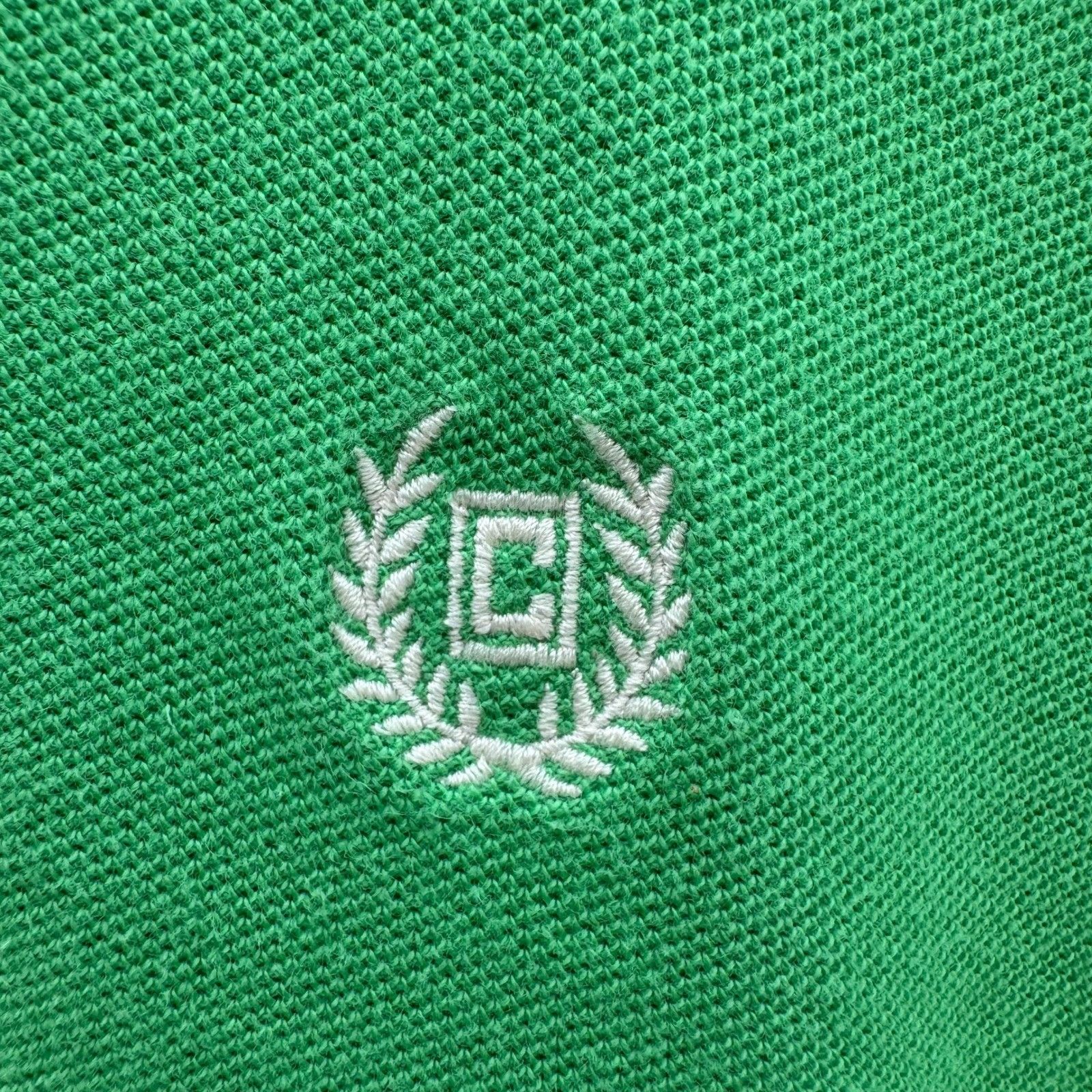 Chaps Chaps Mens Medium Green Short Sleeve Pique Cotton Polo Shirt Size US M / EU 48-50 / 2 - 7 Thumbnail