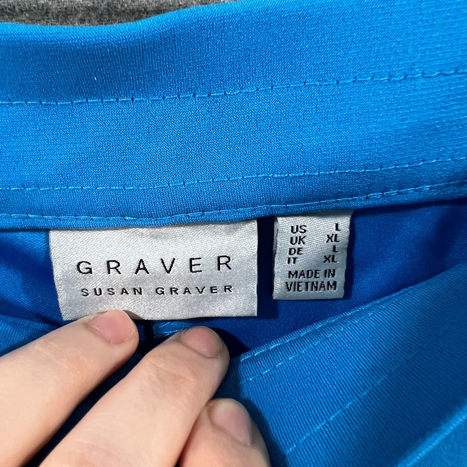 Other Susan Graver Regular LK Fusion Pull-On Crop Pant Cabana Size 34" / US 12 / IT 48 - 3 Thumbnail
