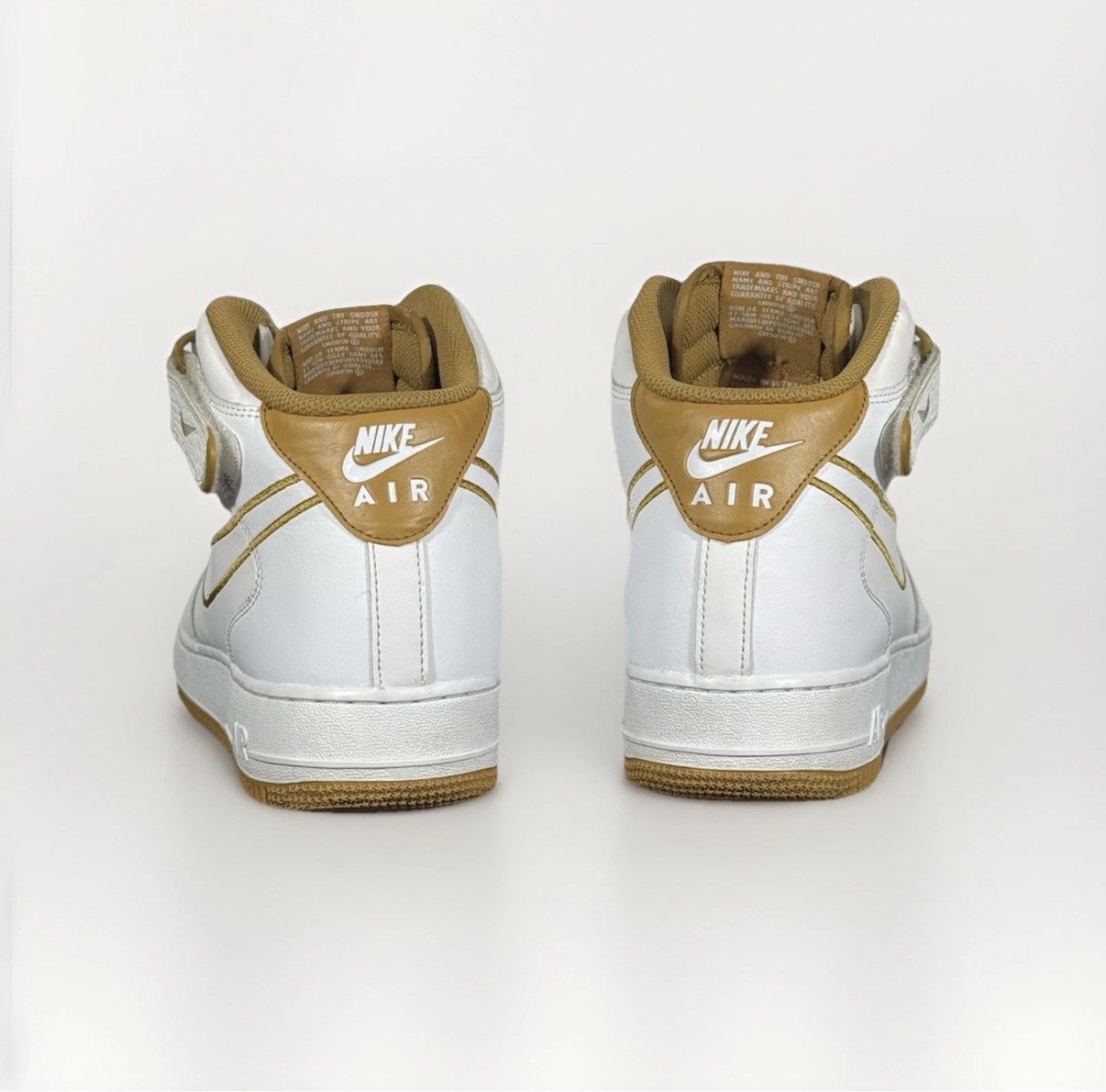 Nike Nike Air Force 1 Mid ‘07 “white Bronze” 2018 Size 11.5 Size US 11.5 / EU 44-45 - 5 Thumbnail