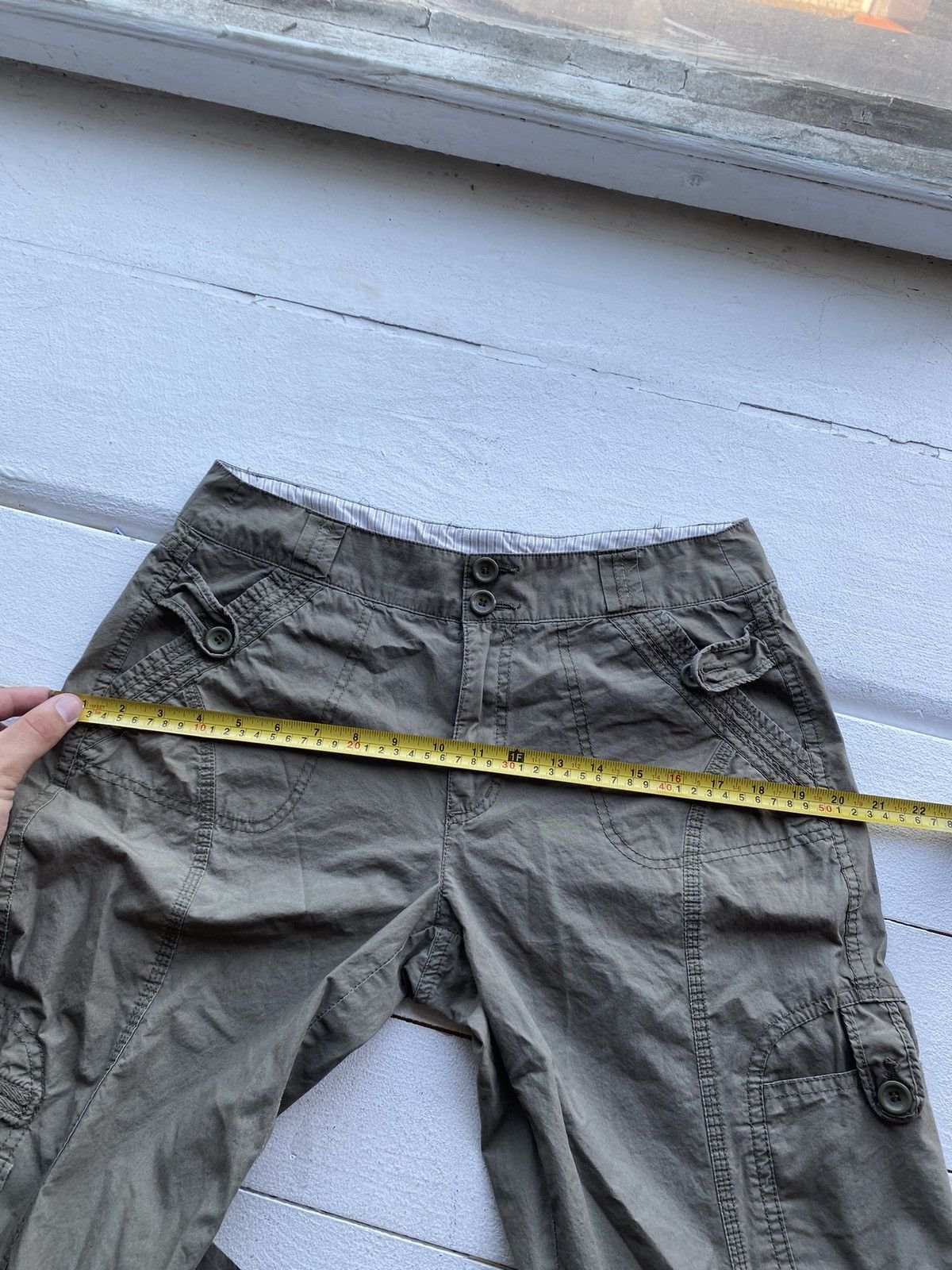 Other 🔥Gothic Punk Opium Flared Bell Bootcut Gorpcore Cargo Pants Size 30" / US 8 / IT 44 - 11 Thumbnail