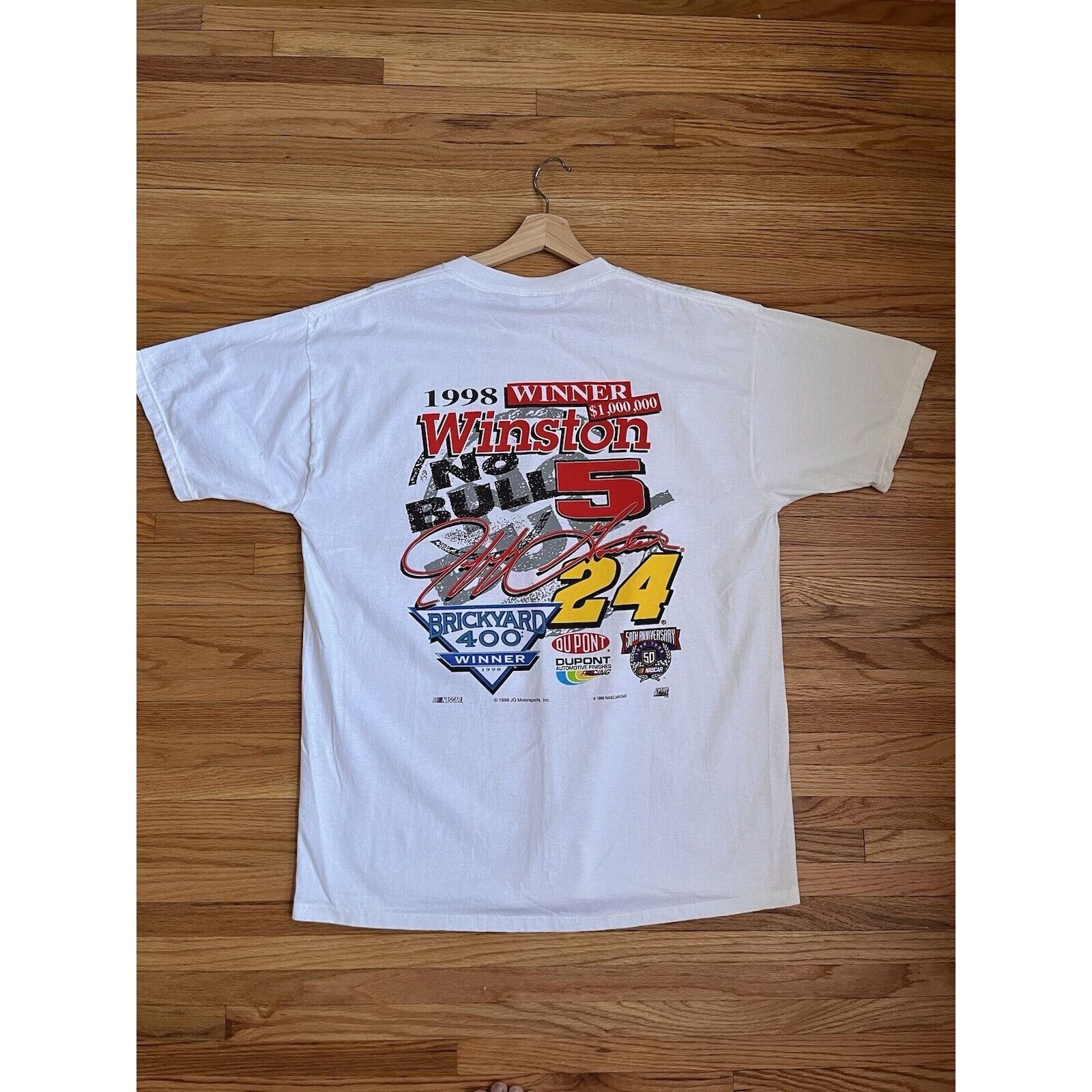 NASCAR VINTAGE NASCAR WINSTON CUP GRAPHIC T SHIRT MENS SIZE XL 90S Size US XL / EU 56 / 4 - 4 Thumbnail