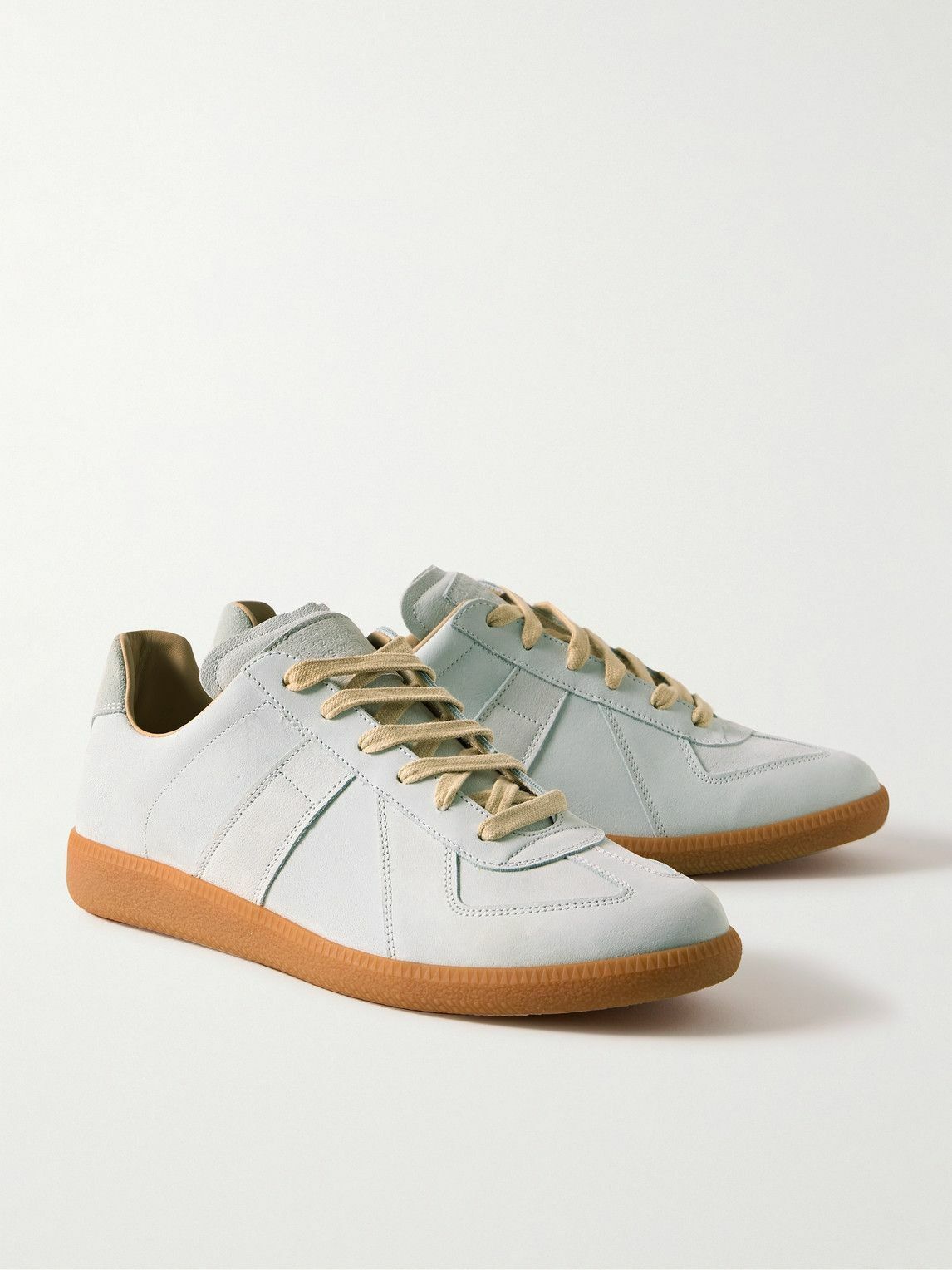 Maison Margiela o1w1db10725 Replica Low-Top Sneakers in Light Grey Size US 6 / IT 36 - 2 Thumbnail