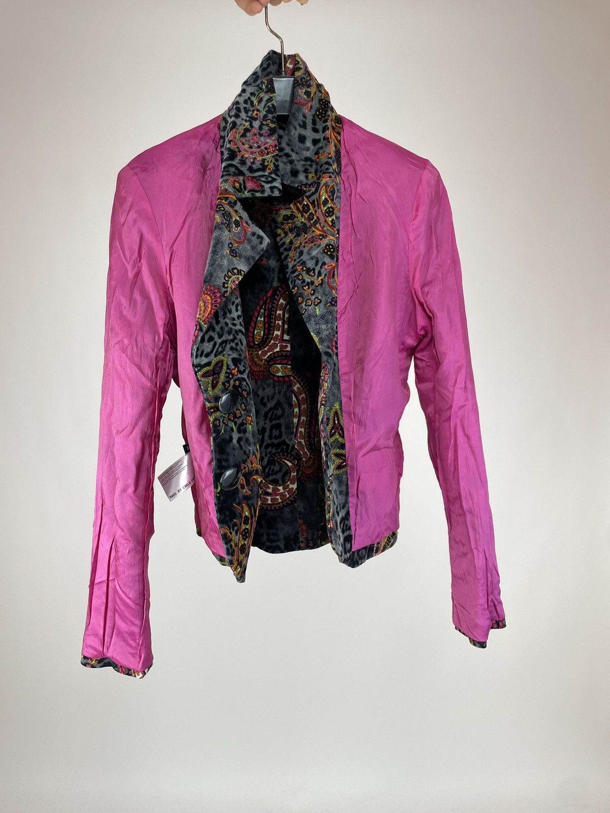 Carlo Colucci × Vintage CARLO COLUCCI Blazer jacket Bohemian cucumber pattern Womens Size XS / US 0-2 / IT 36-38 - 12 Thumbnail