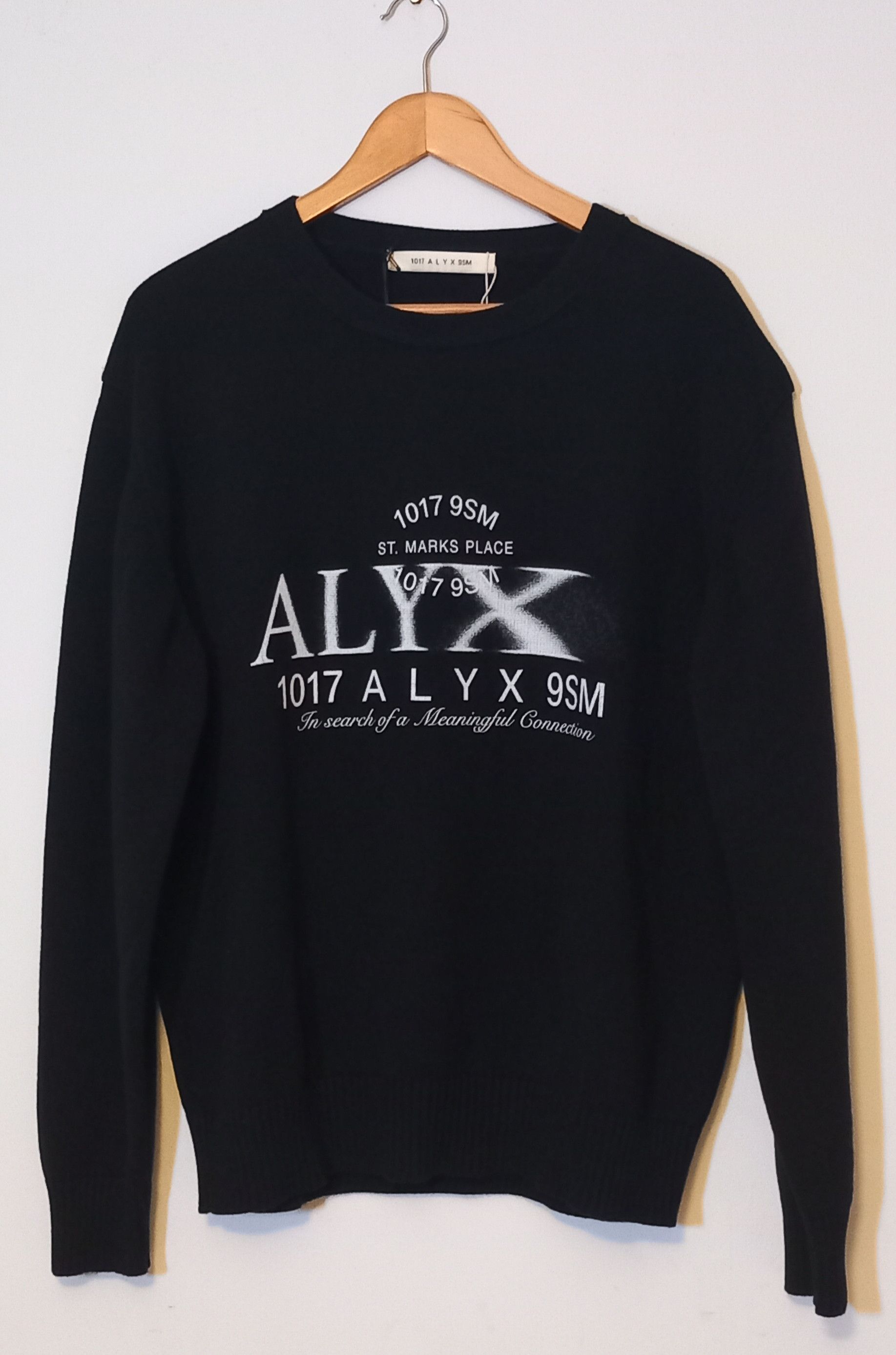 1017 ALYX 9SM 1017 ALYX 9SM Black Crewneck Sweater Size US M / EU 48-50 / 2 - 2 Thumbnail