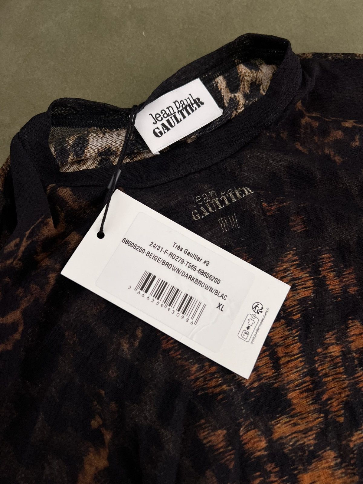 Jean Paul Gaultier jeanpaulgaultier Leopard Mesh Size XL / US 12-14 / IT 48-50 - 2 Thumbnail