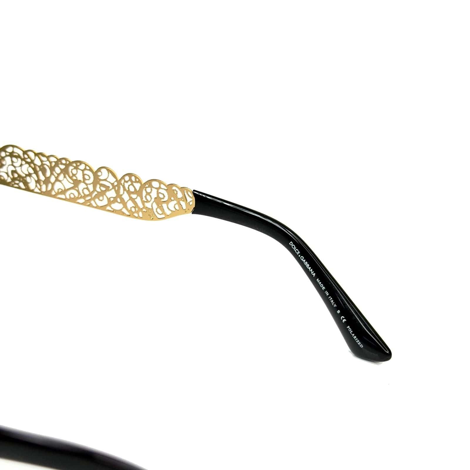 Dolce & Gabbana DOLCE & GABBANA DG4213 Metal Polarized Sunglasses 4213 Size ONE SIZE - 3 Thumbnail