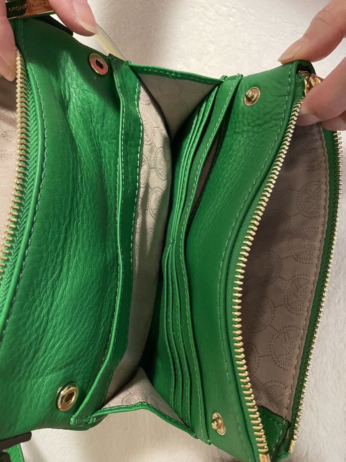 Michael Kors Michael Kors FULTON Green Cross Body Bag Size ONE SIZE - 7 Thumbnail