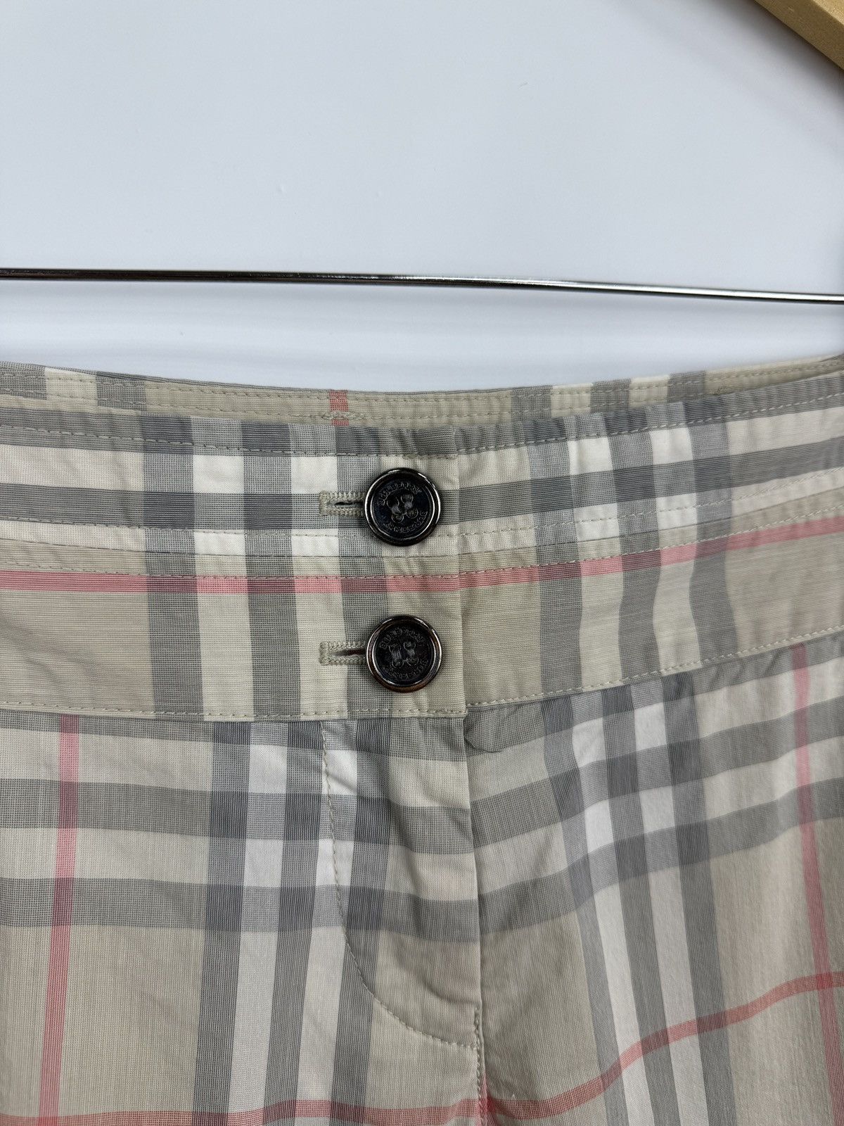 Burberry 🇬🇧 Vintage Barberry Brit Nova Check Women Pants Rare Retro Size 30" / US 8 / IT 44 - 5 Thumbnail