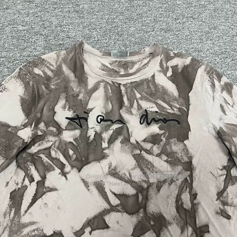 Dior Dior Embroidered Logo Tie-dye Short-sleeved T-shirt Size US S / EU 44-46 / 1 - 4 Thumbnail