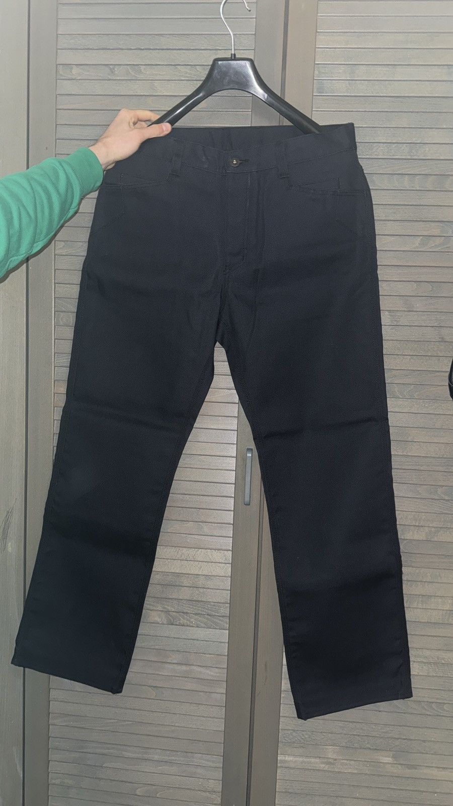TRIOLE AUGHT DESIGN BLACK PANTS