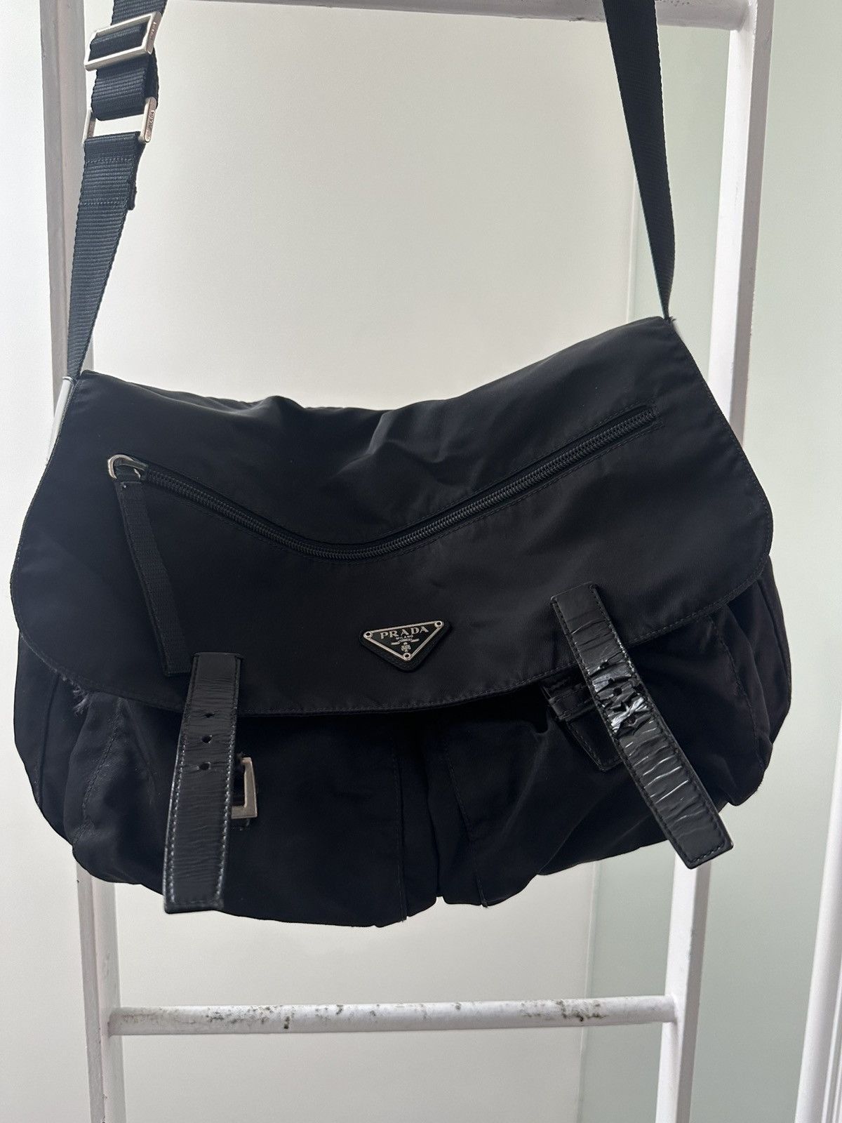 Prada Prada Tessuto Nylon Sling Bag Size ONE SIZE - 3 Thumbnail