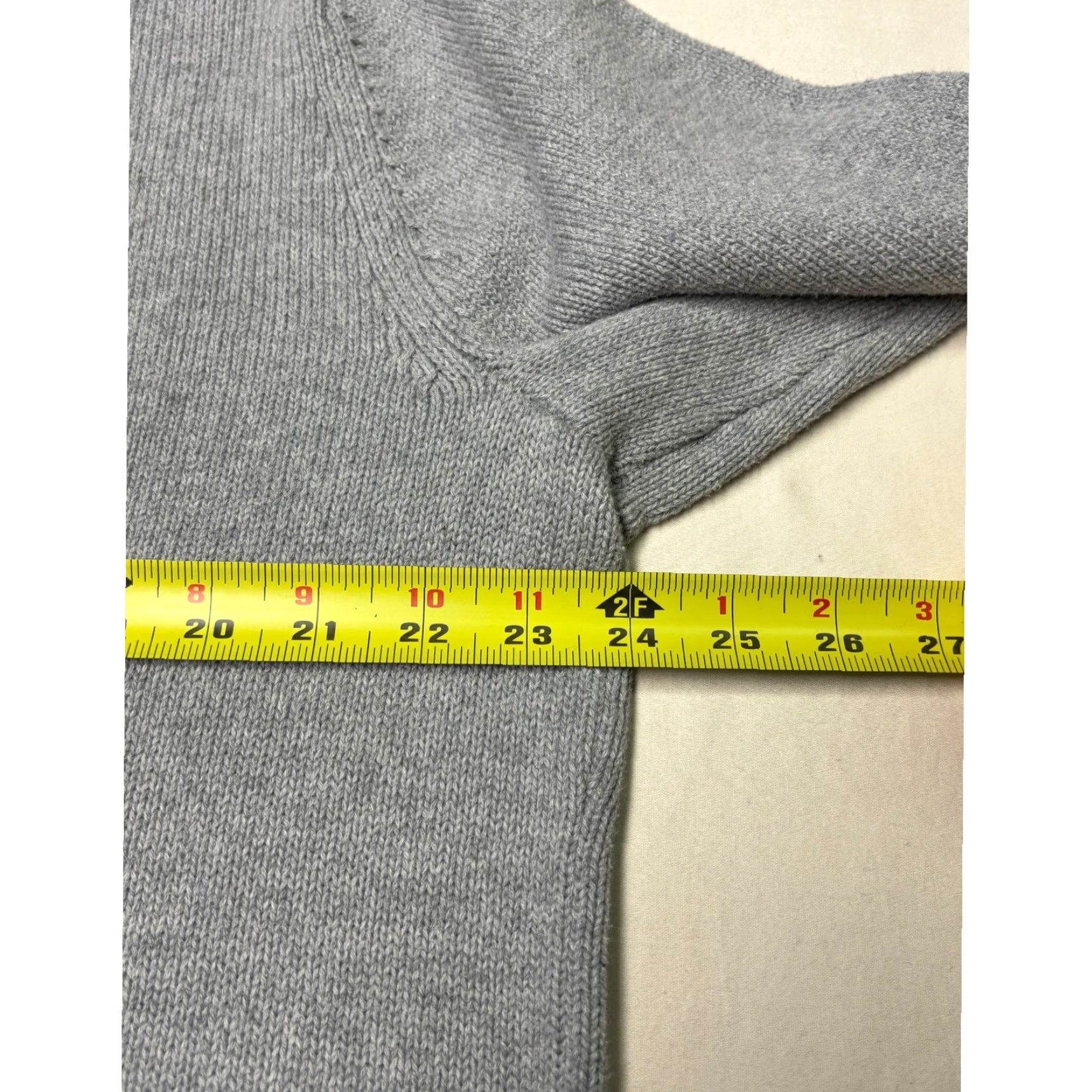 Vintage LL Bean Mens XL Regular Full Zip Mock Neck Sweater Gray Cotton Size US XL / EU 56 / 4 - 5 Thumbnail