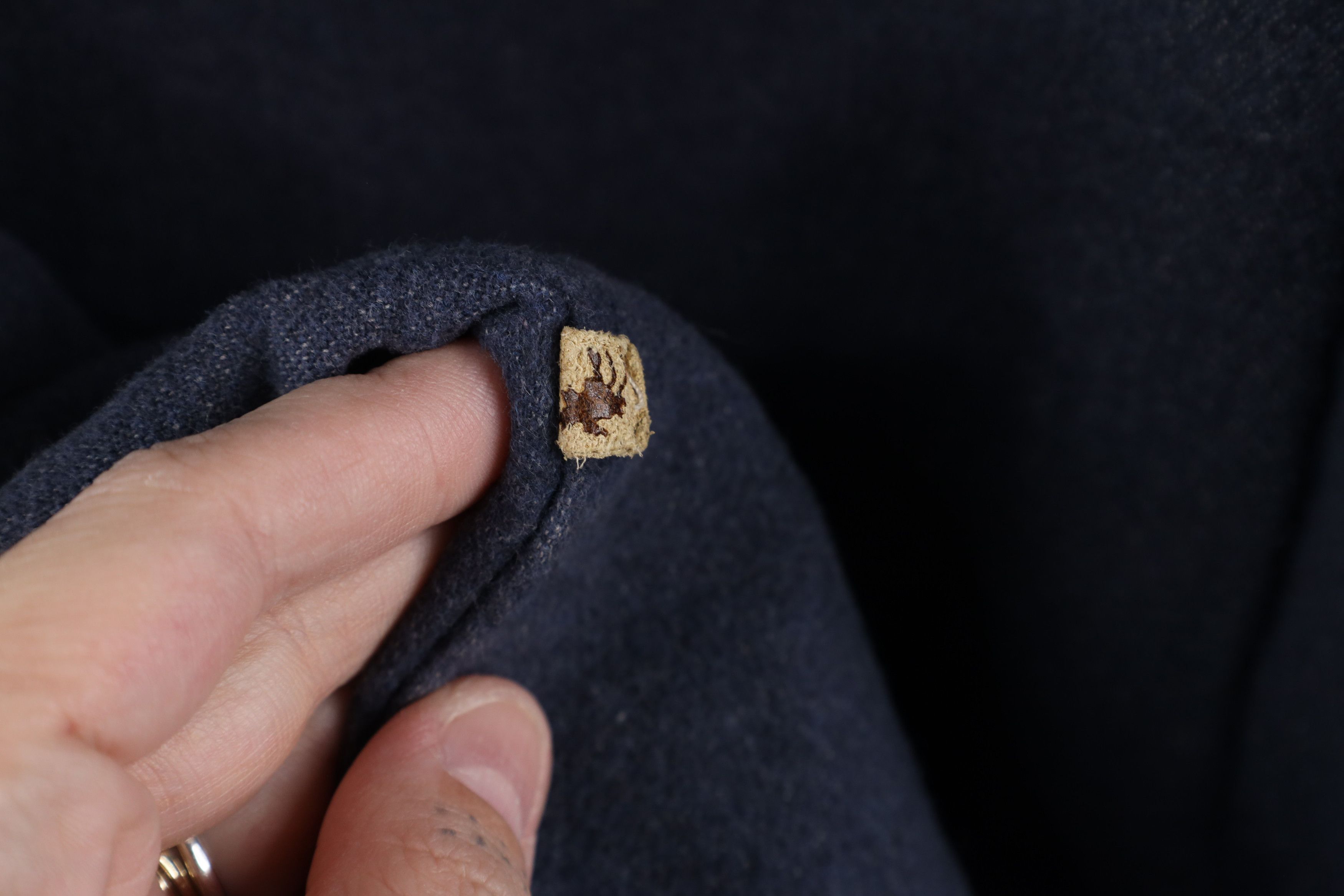 Vintage Vintage 90s Streetwear Heavyweight Cloth Button Shirt Blue Size US XL / EU 56 / 4 - 11 Thumbnail